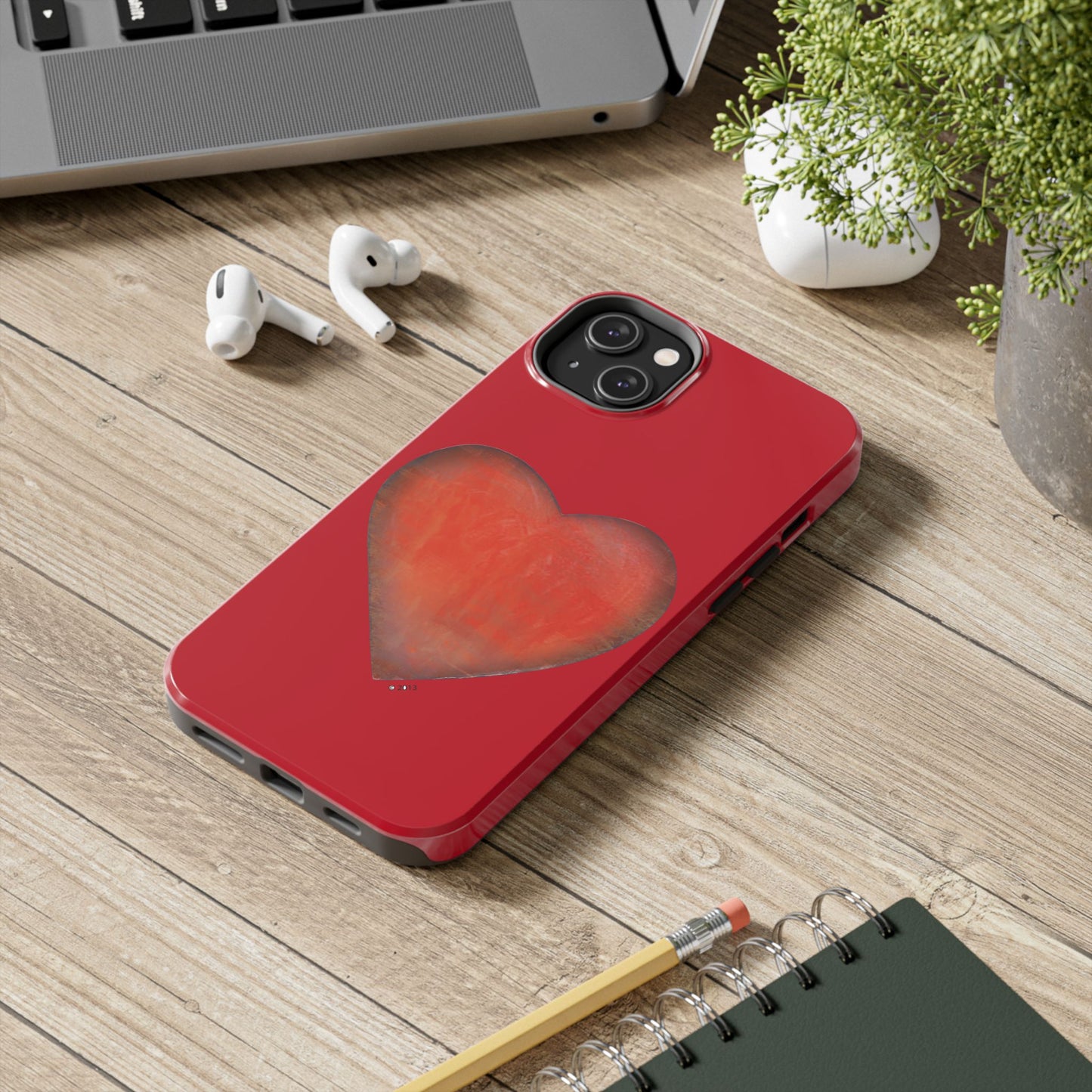 Valentine Phone Case - Red phone case - Tough phone case - Colorful Phone case - iphone case