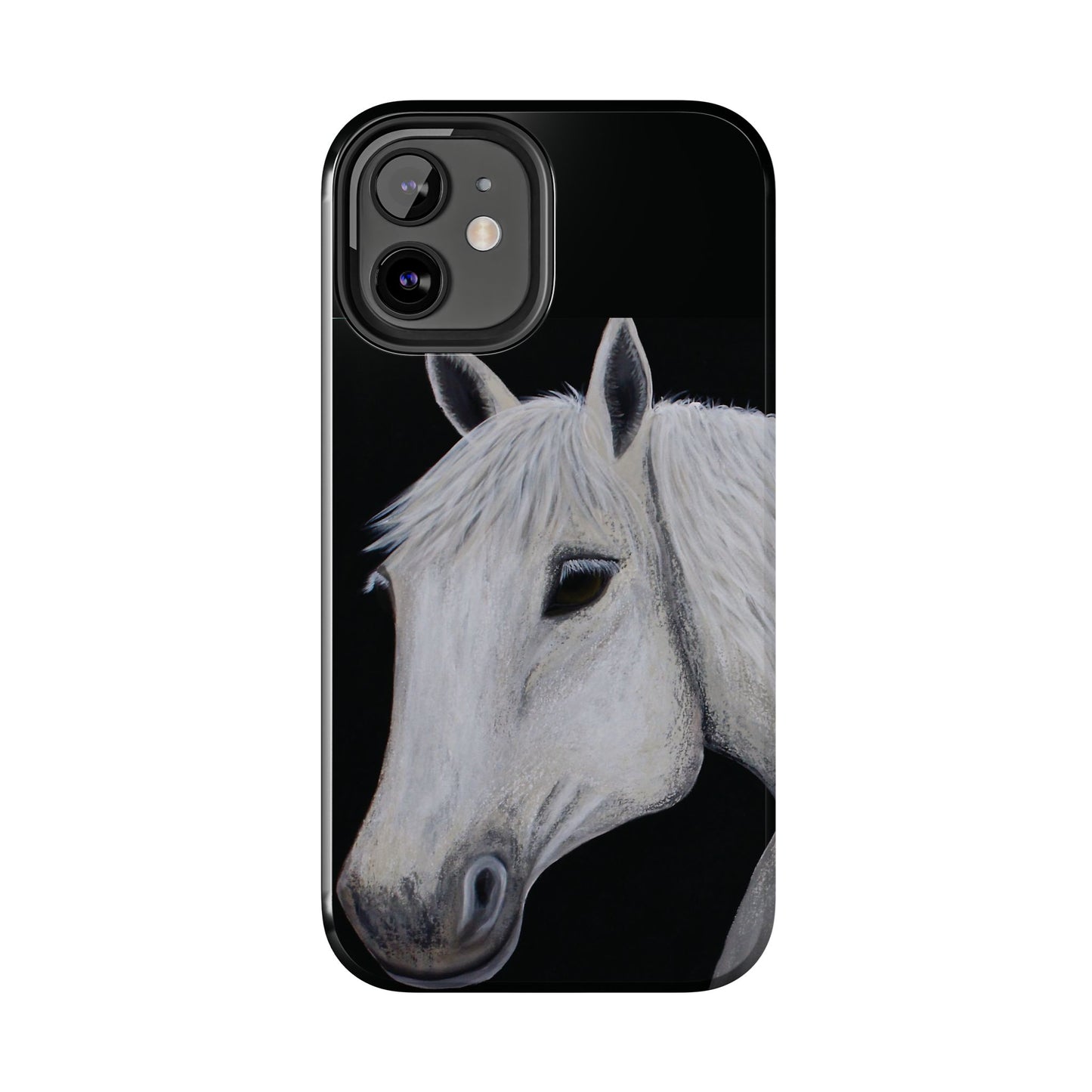 Tough Phone Case - Original art phone case - Slim phone case - Equestrian Art phone case - Ghost Horse Phone case