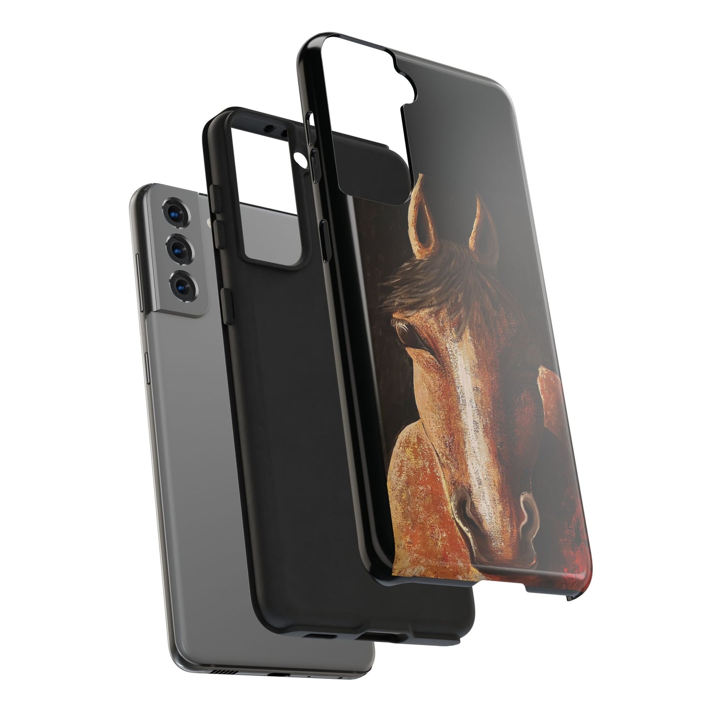 Tough Phone Case - Original art phone case - Equestrian Art phone case - Nigel