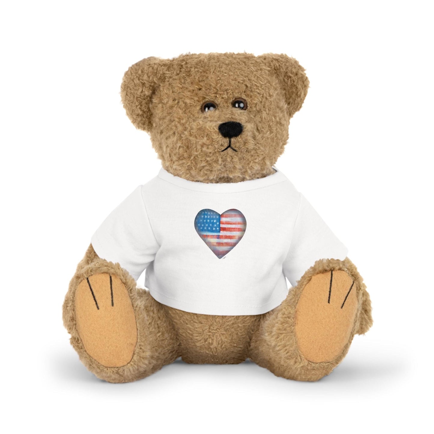 Bear with American Heart T-Shirt