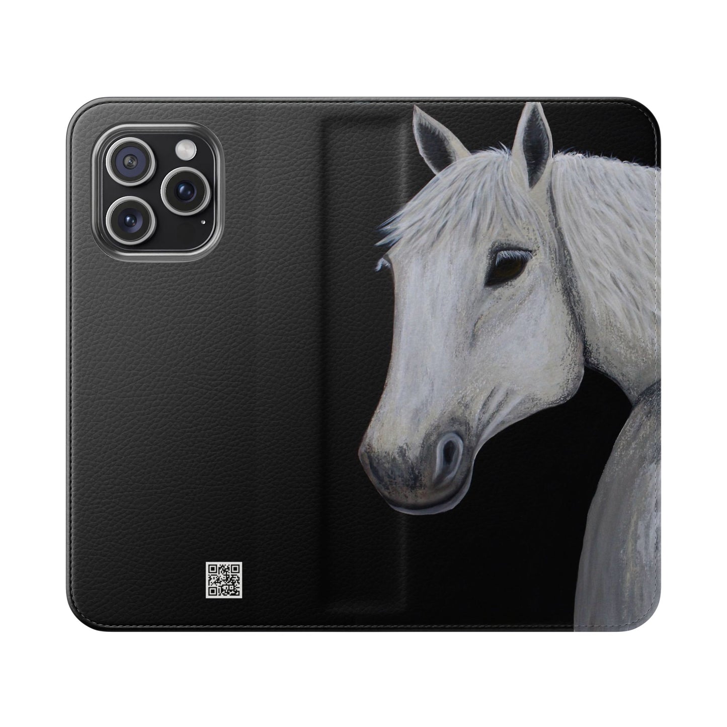 Phone Flip Cases - Equestrian Flip phone case - Horse design phone case - Ghost Wallet phone case