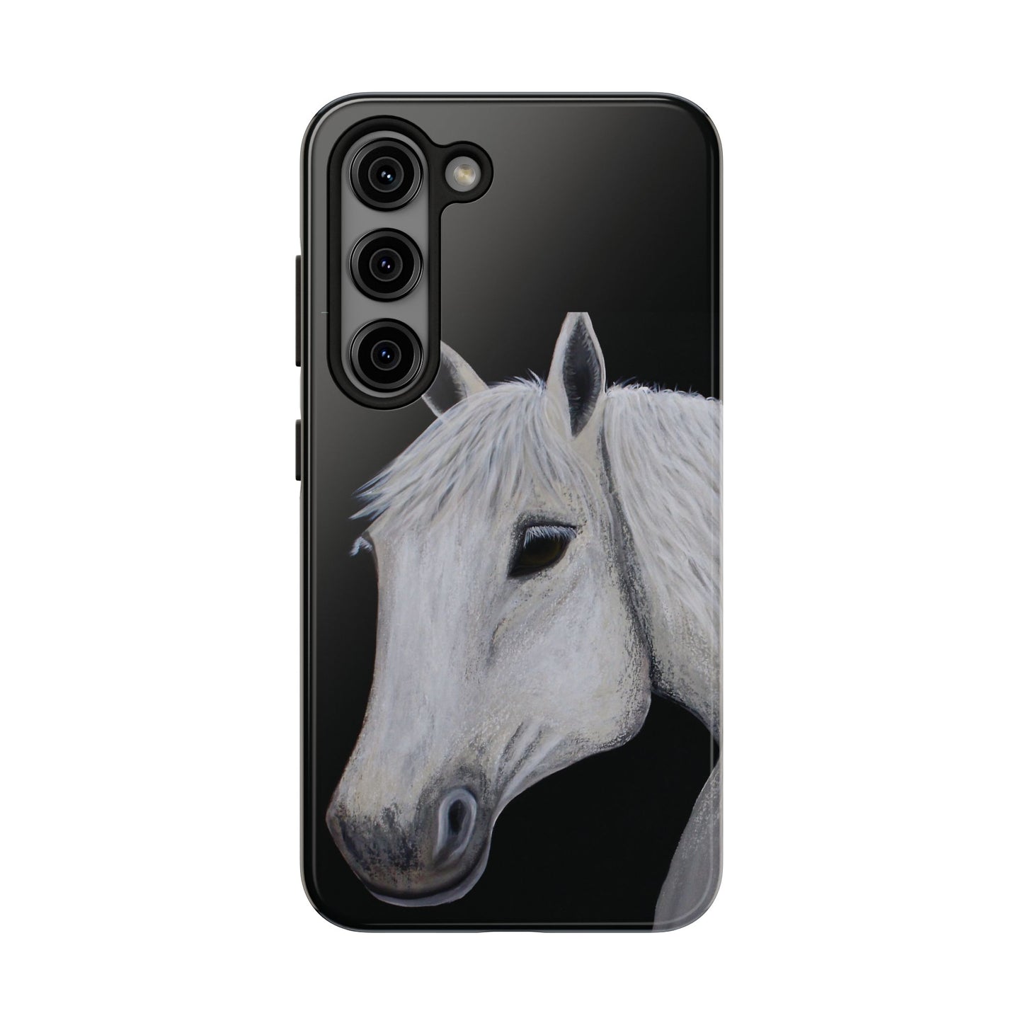 Tough Phone Case - Original art phone case - Slim phone case - Equestrian Art phone case - Ghost Horse Phone case