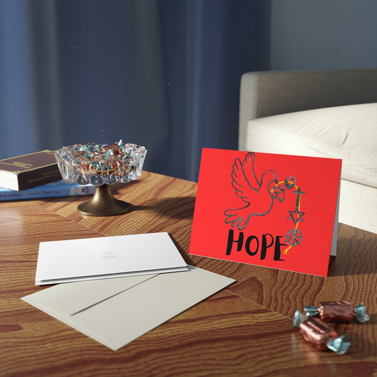 Hope Holiday Greeting cards (8 pcs) - Holiday cards - Christmas cards