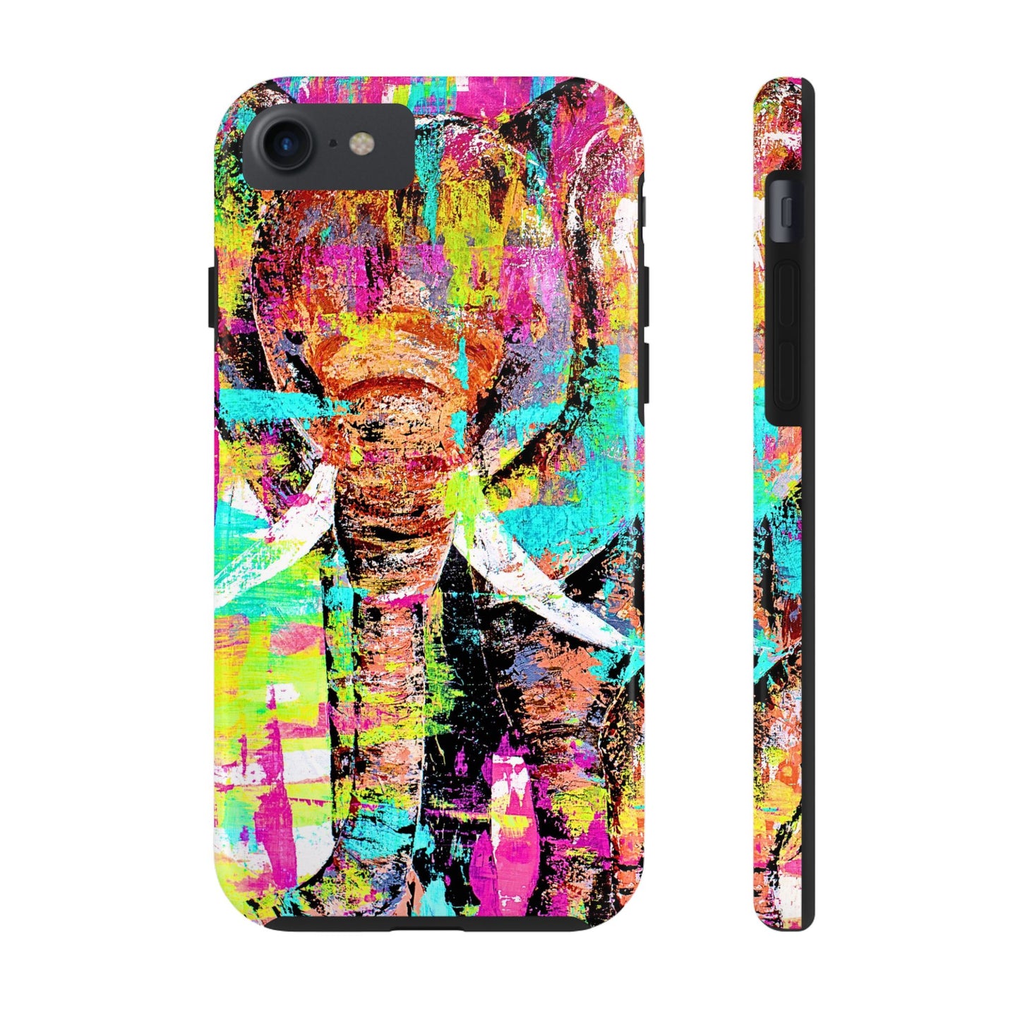 Tough Phone Cases - Original art phone case - Pink phone case - Pure Love