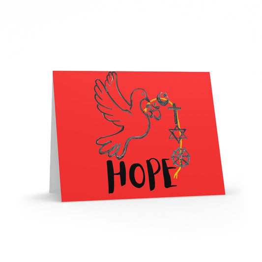 Hope Holiday Greeting cards (8 pcs) - Holiday cards - Christmas cards