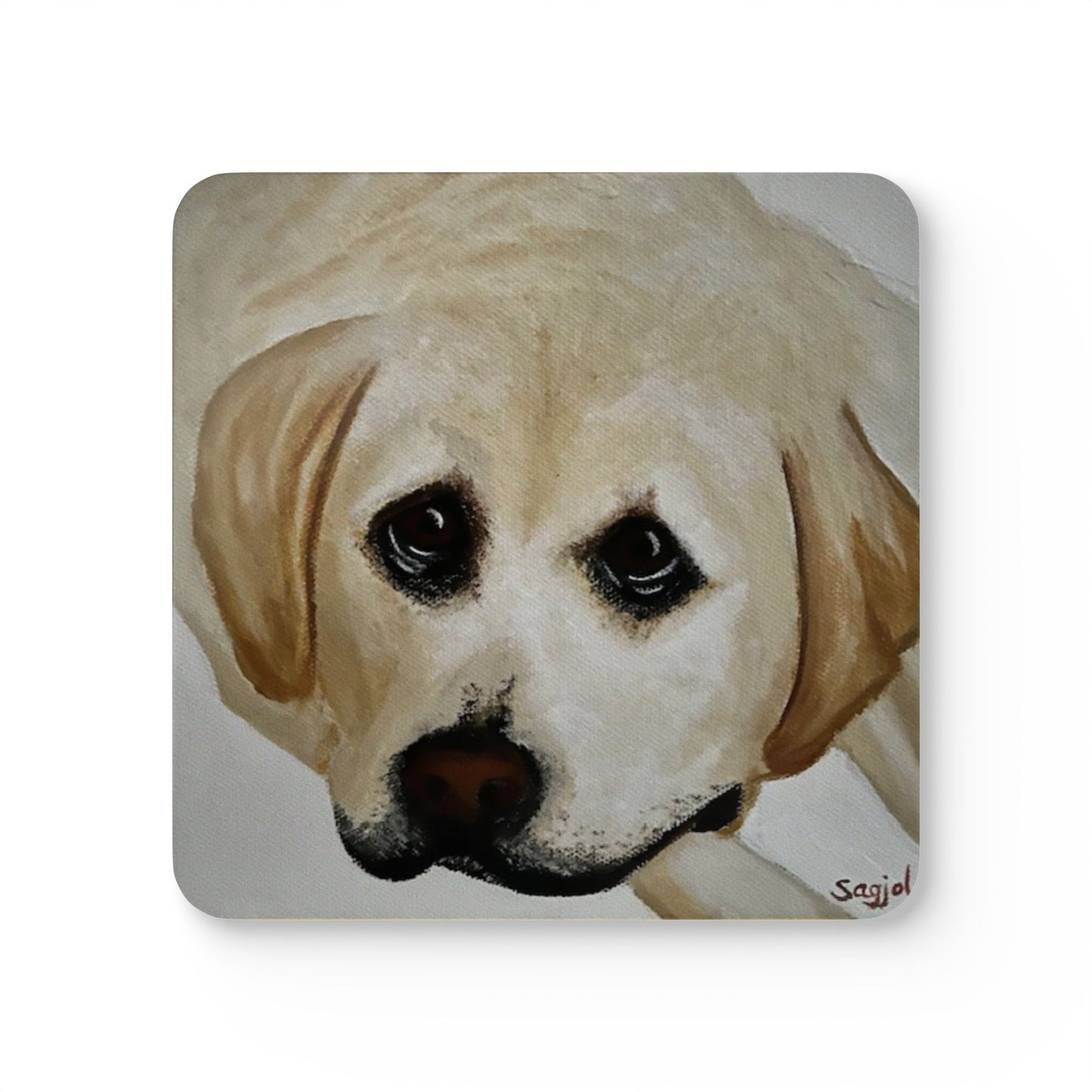 Coaster Set - Cooper - Original Hand Painted Art - Corkwood