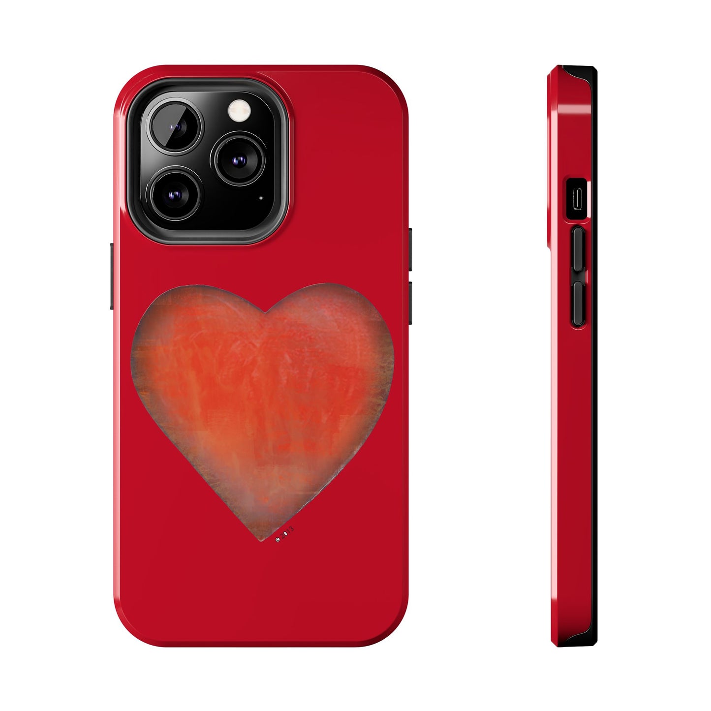 Valentine Phone Case - Red phone case - Tough phone case - Colorful Phone case - iphone case