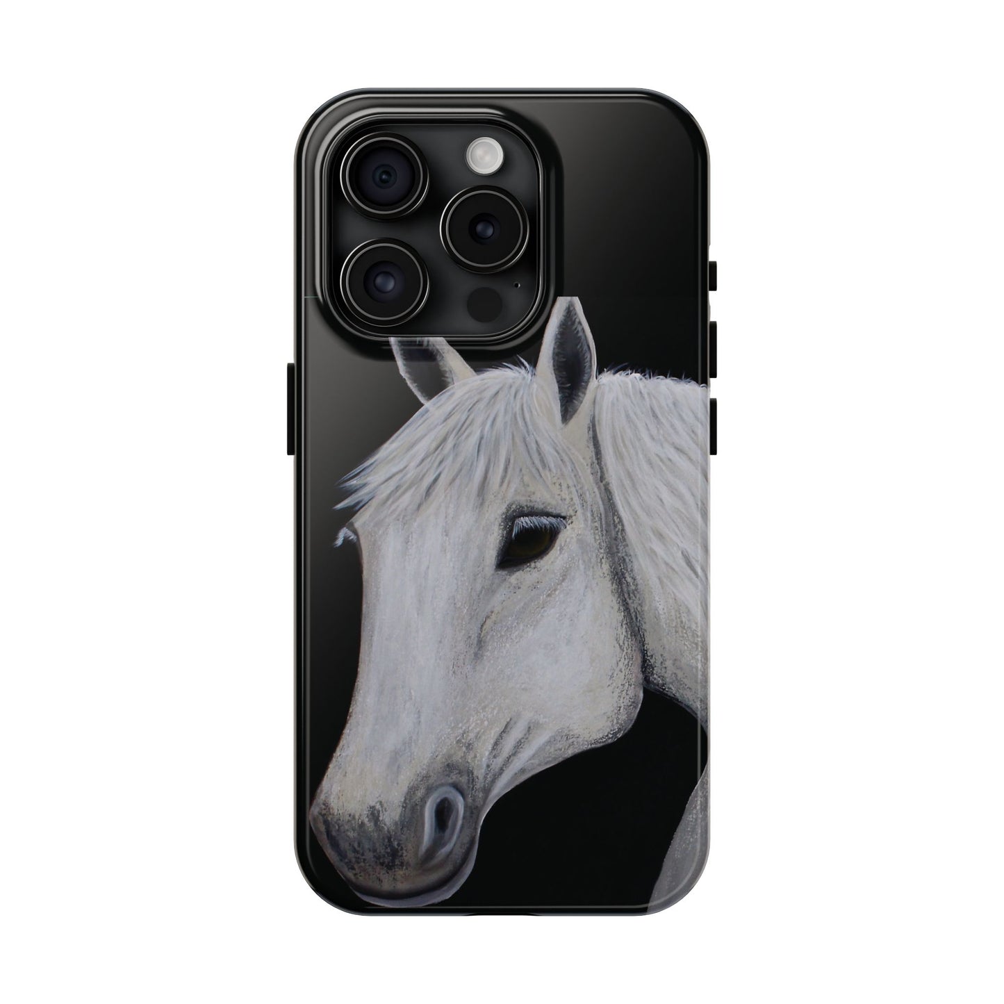 Tough Phone Case - Original art phone case - Slim phone case - Equestrian Art phone case - Ghost Horse Phone case