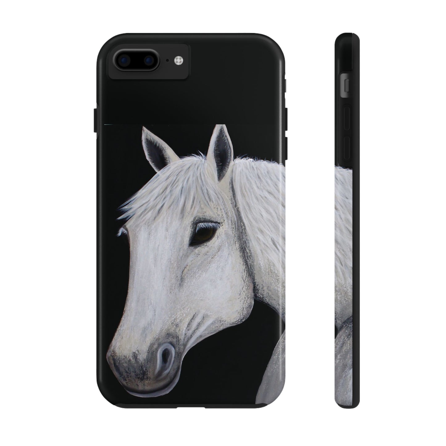 Tough Phone Case - Original art phone case - Slim phone case - Equestrian Art phone case - Ghost Horse Phone case