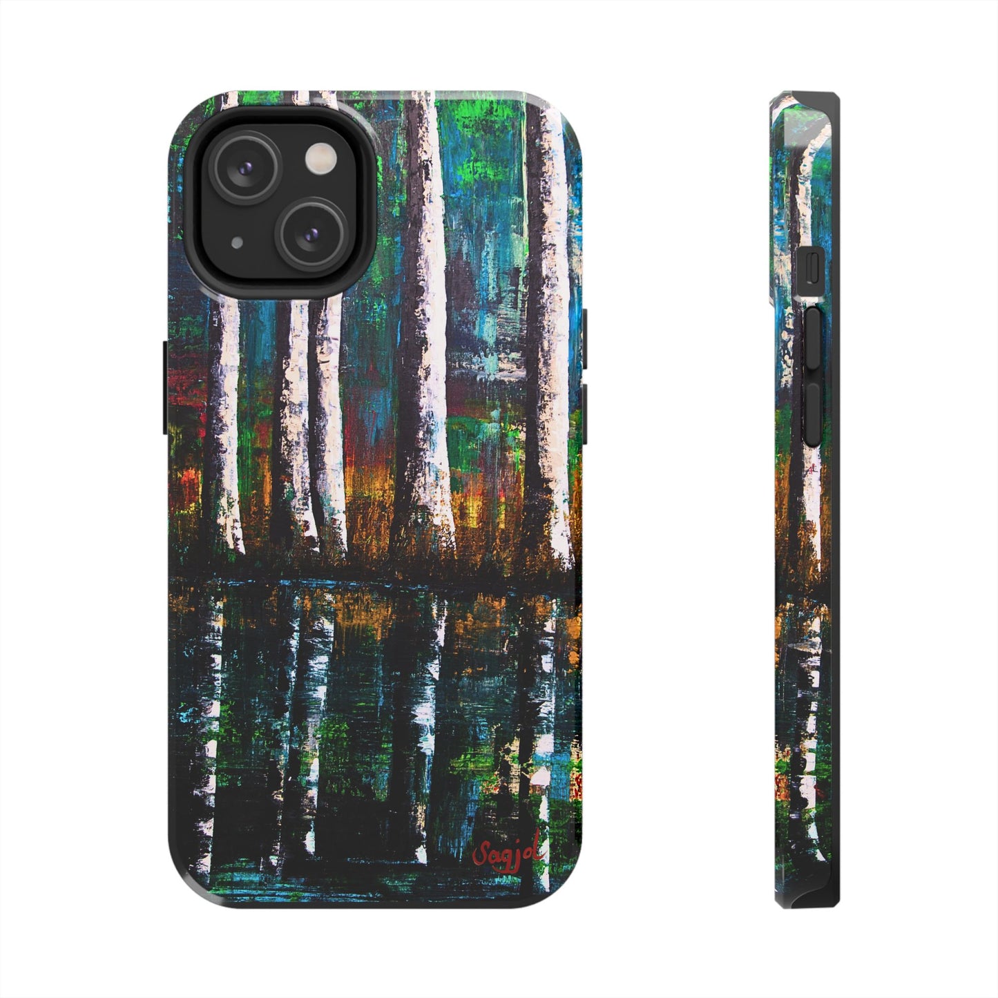 Tough Phone Case - Original art phone case - Slim phone Case - Reflections