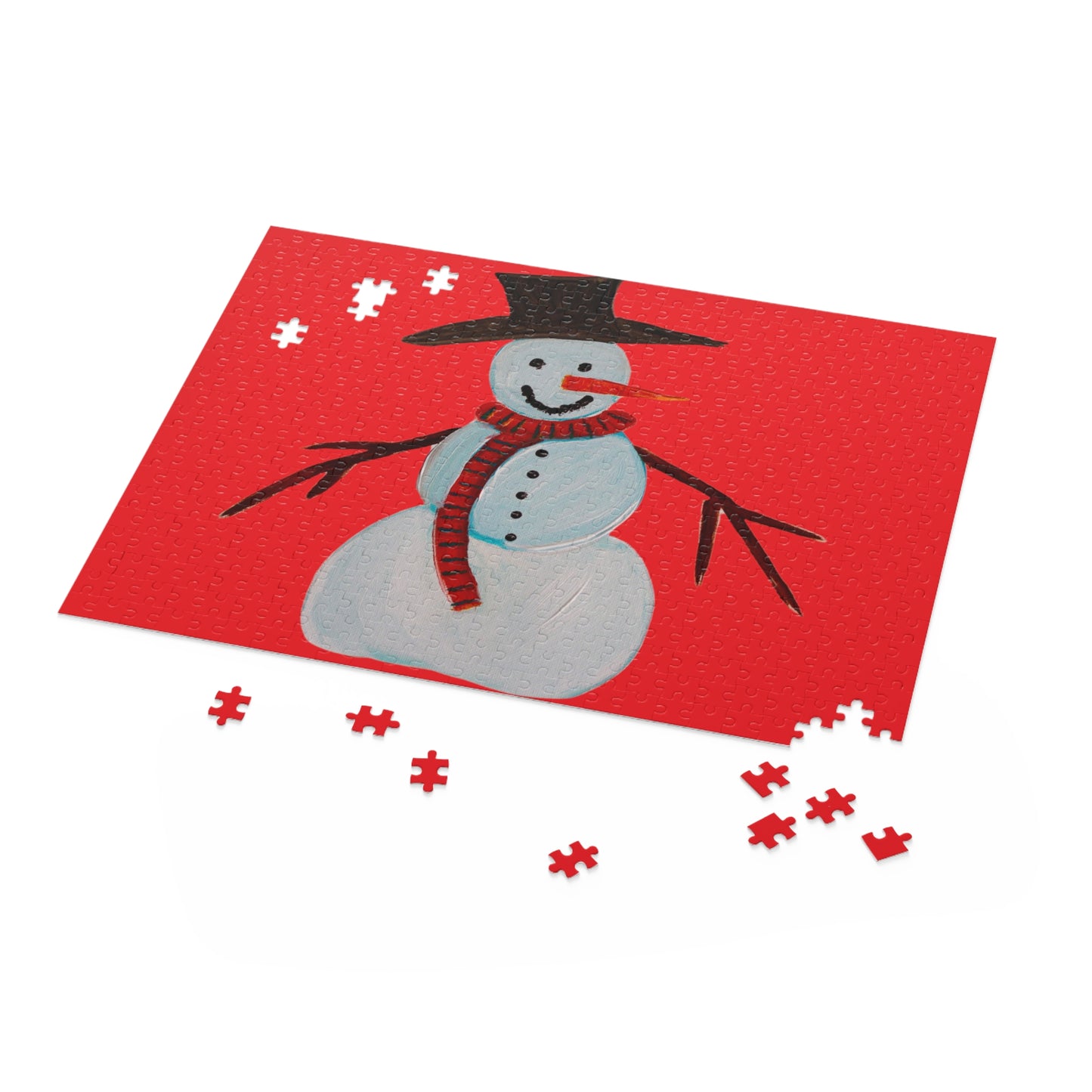 500 piece Holiday Jigsaw Puzzle - Snowman Puzzle - Jigsaw - Jigsaw puzzle Game