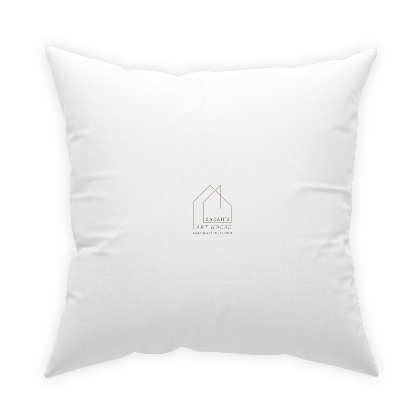 White Throw Pillow - American Heart throw Pillow - Throw Pillow for couch - Red throw Pillow