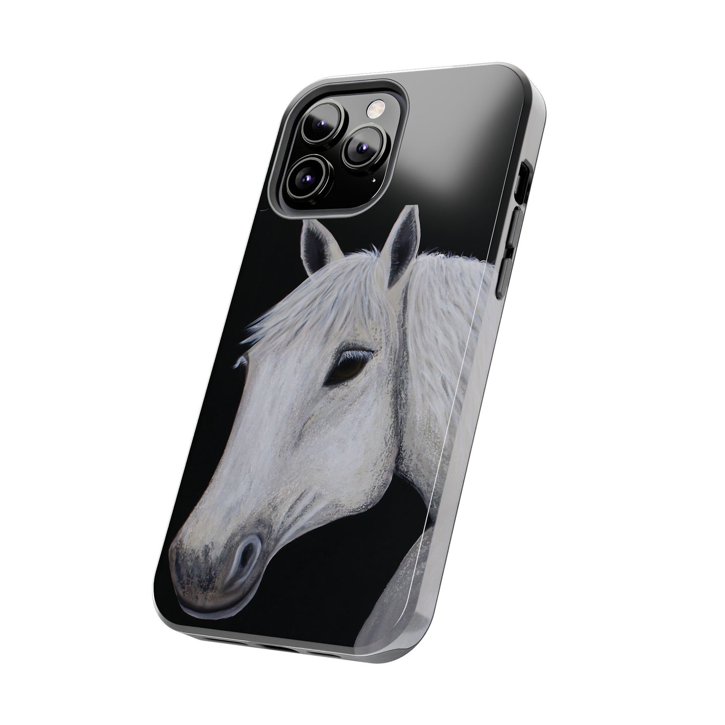 Tough Phone Case - Original art phone case - Slim phone case - Equestrian Art phone case - Ghost Horse Phone case