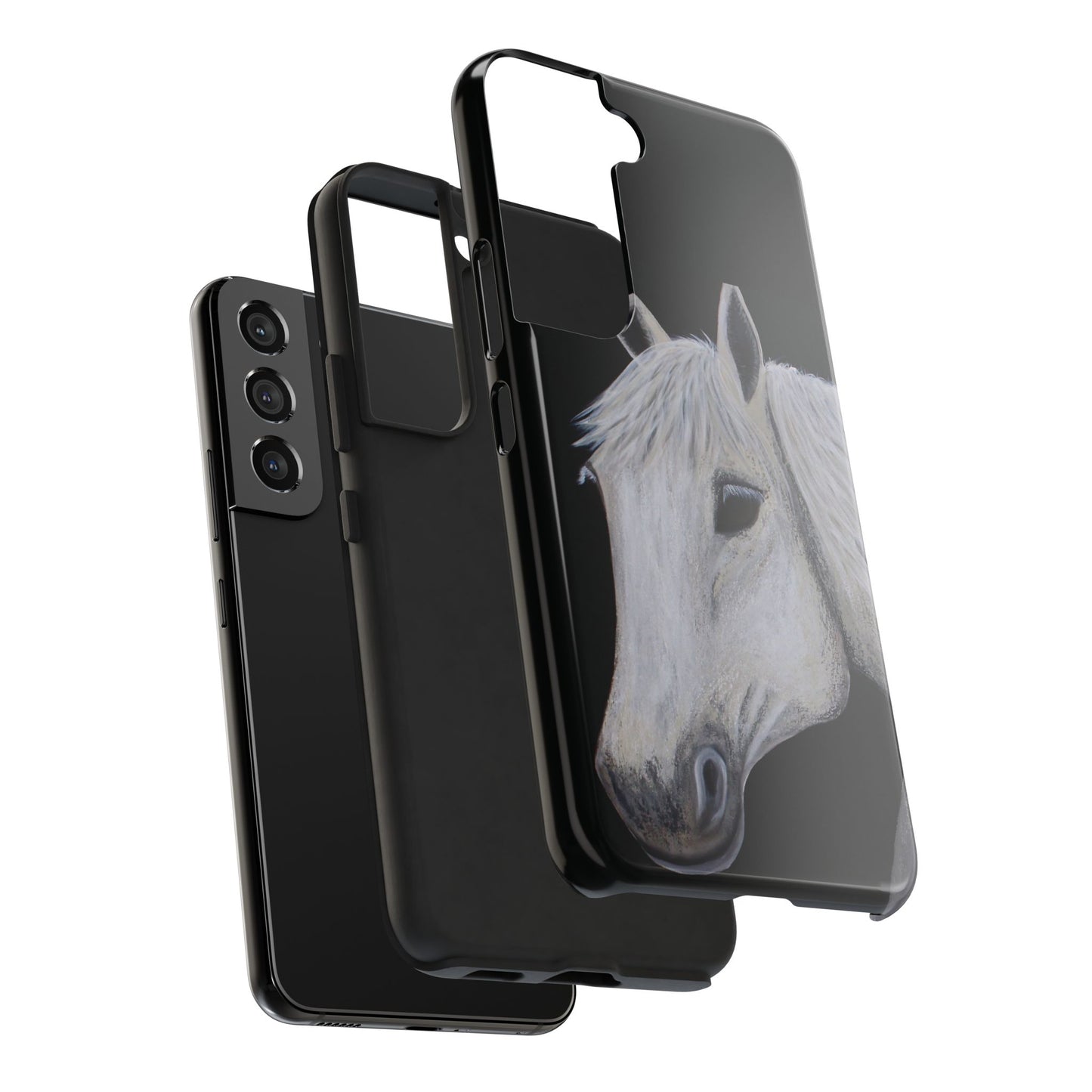 Tough Phone Case - Original art phone case - Slim phone case - Equestrian Art phone case - Ghost Horse Phone case