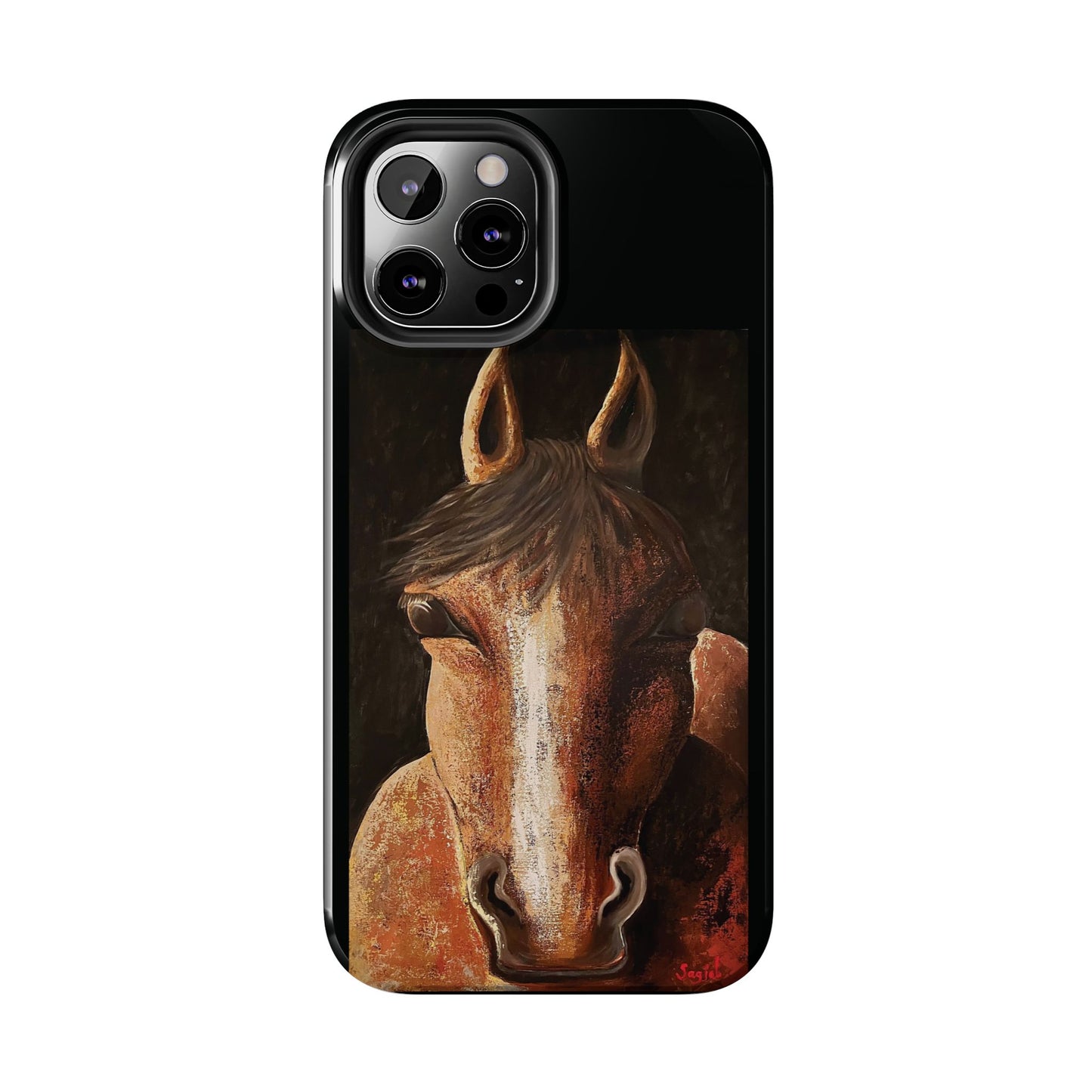 Tough Phone Case - Original art phone case - Equestrian Art phone case - Nigel