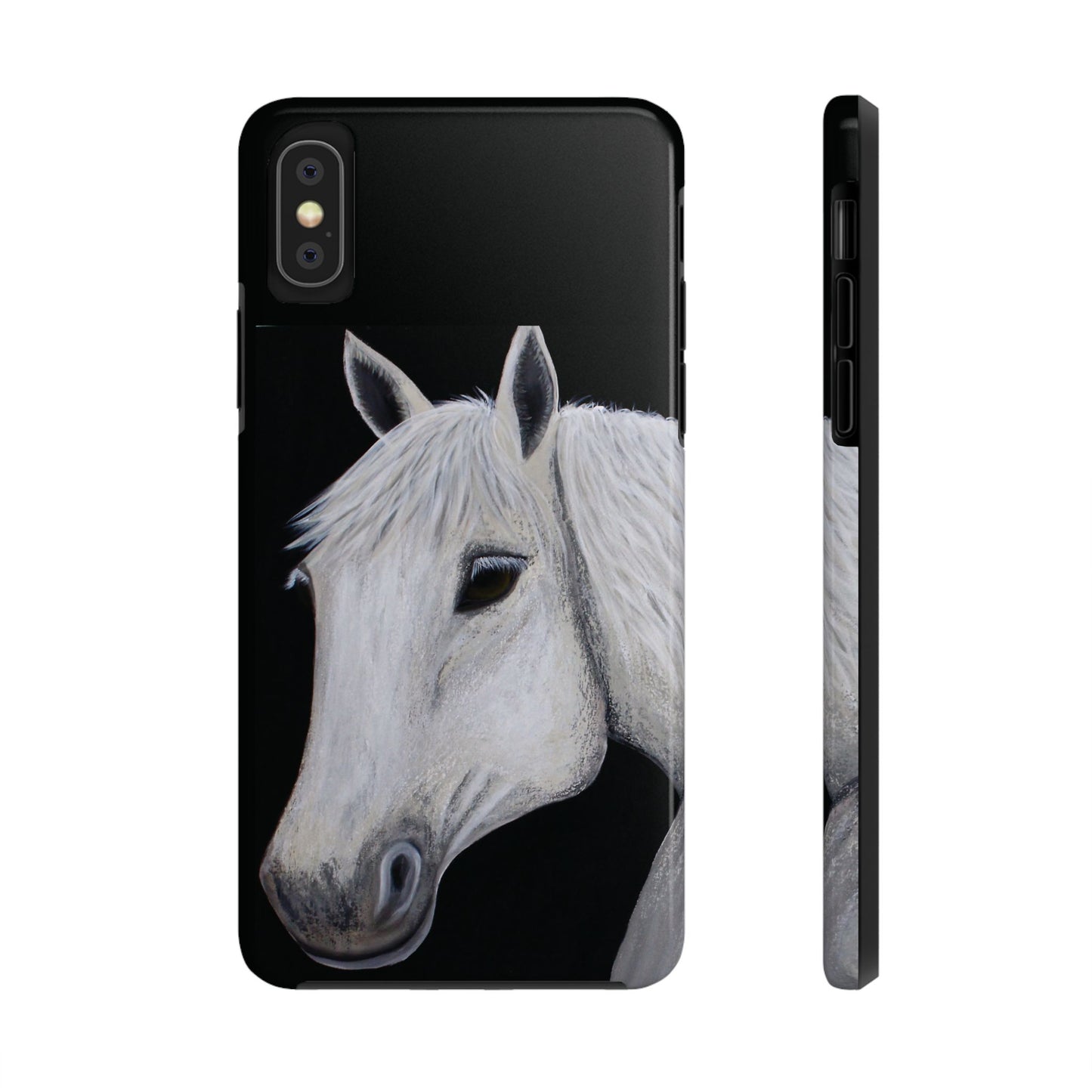 Tough Phone Case - Original art phone case - Slim phone case - Equestrian Art phone case - Ghost Horse Phone case