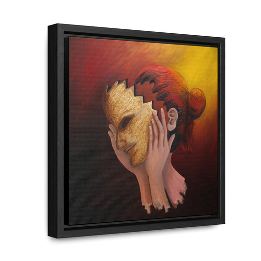 Thoughts - Framed Wall Art, Square Frame