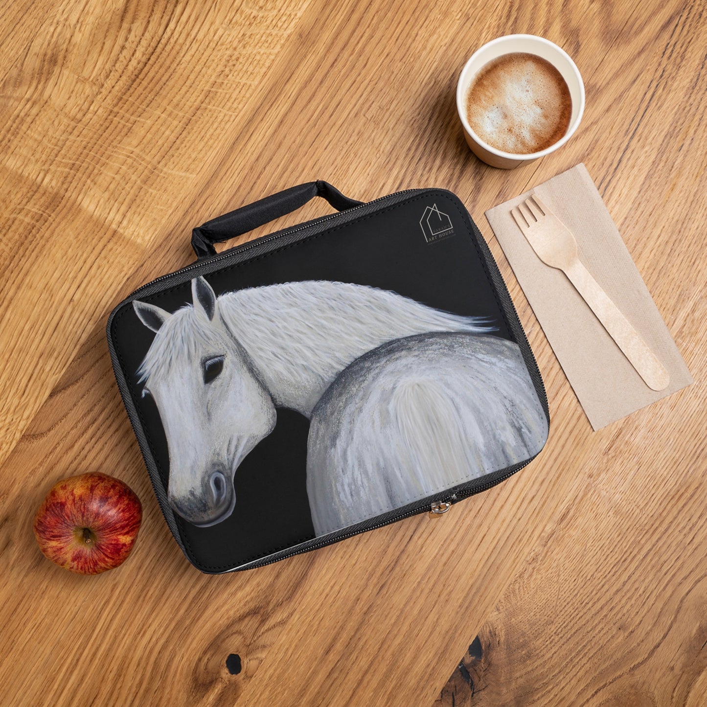Lunch Bag - Equestrian Lunch box - Horse sandwich bag - Ghost Food storage