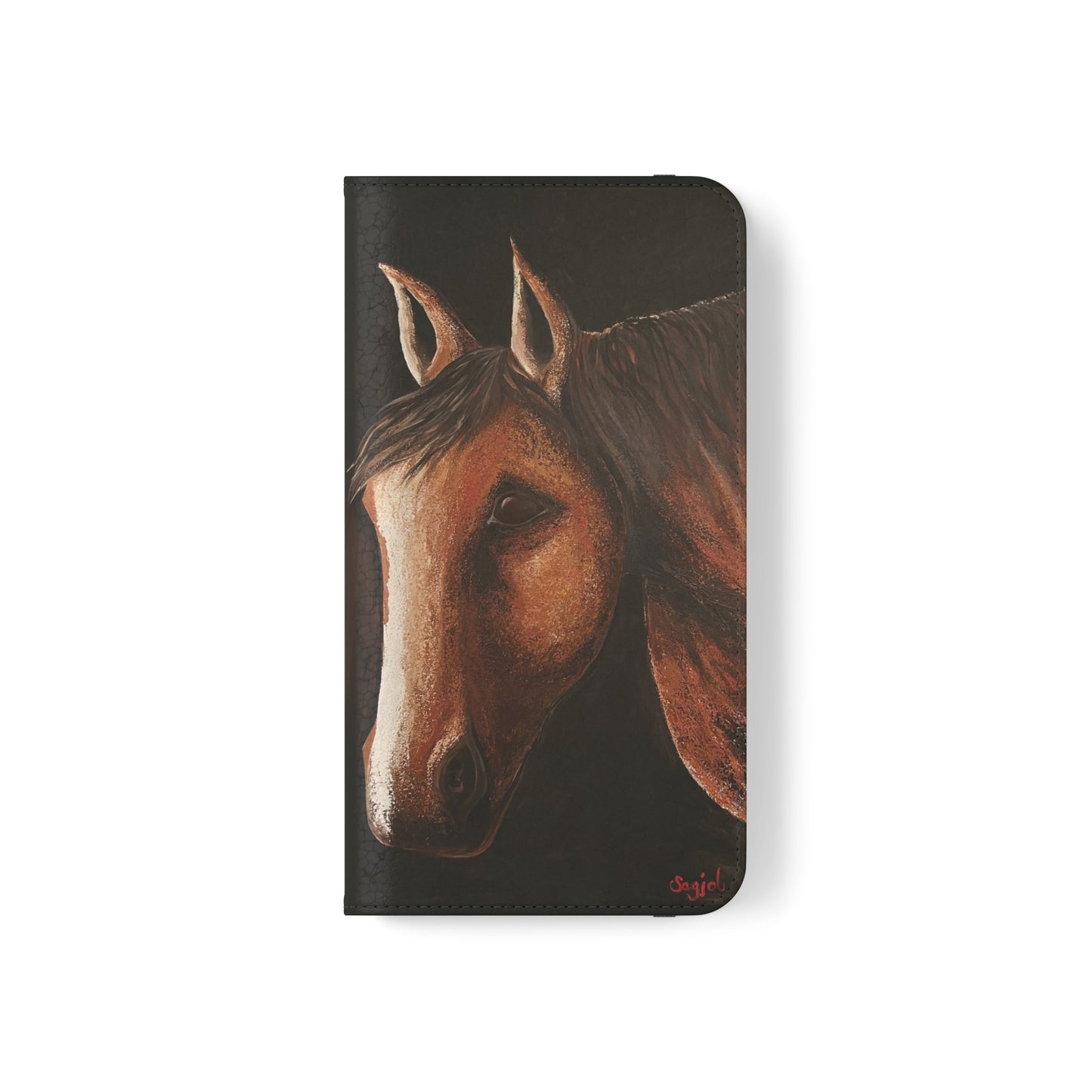 Phone Flip Cases - Wallet Phone case - Phone case with Wallet - Equestrian - Spirit