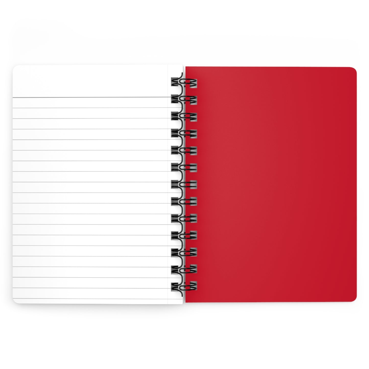Snowman - Spiral Bound Journal -Red - Holiday Notepad