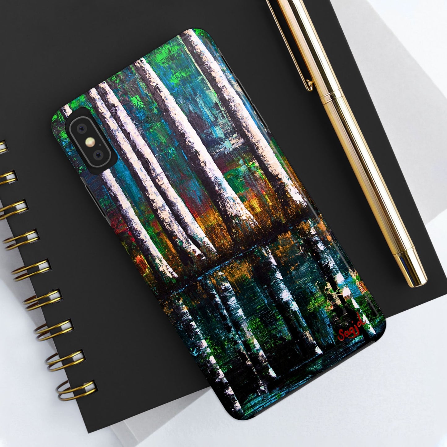 Tough Phone Case - Original art phone case - Slim phone Case - Reflections