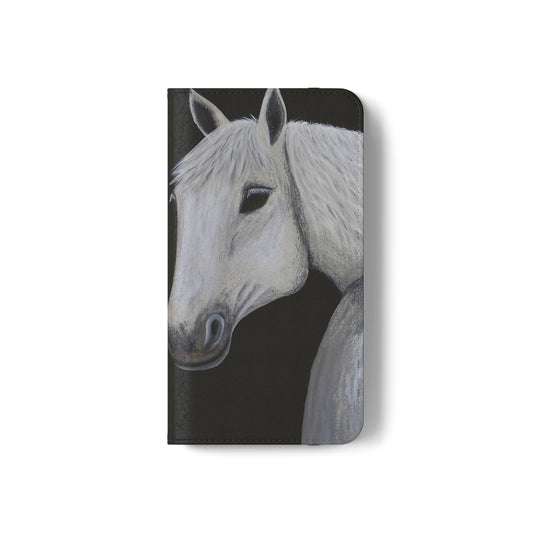 Phone Flip Cases - Equestrian Flip phone case - Horse design phone case - Ghost Wallet phone case