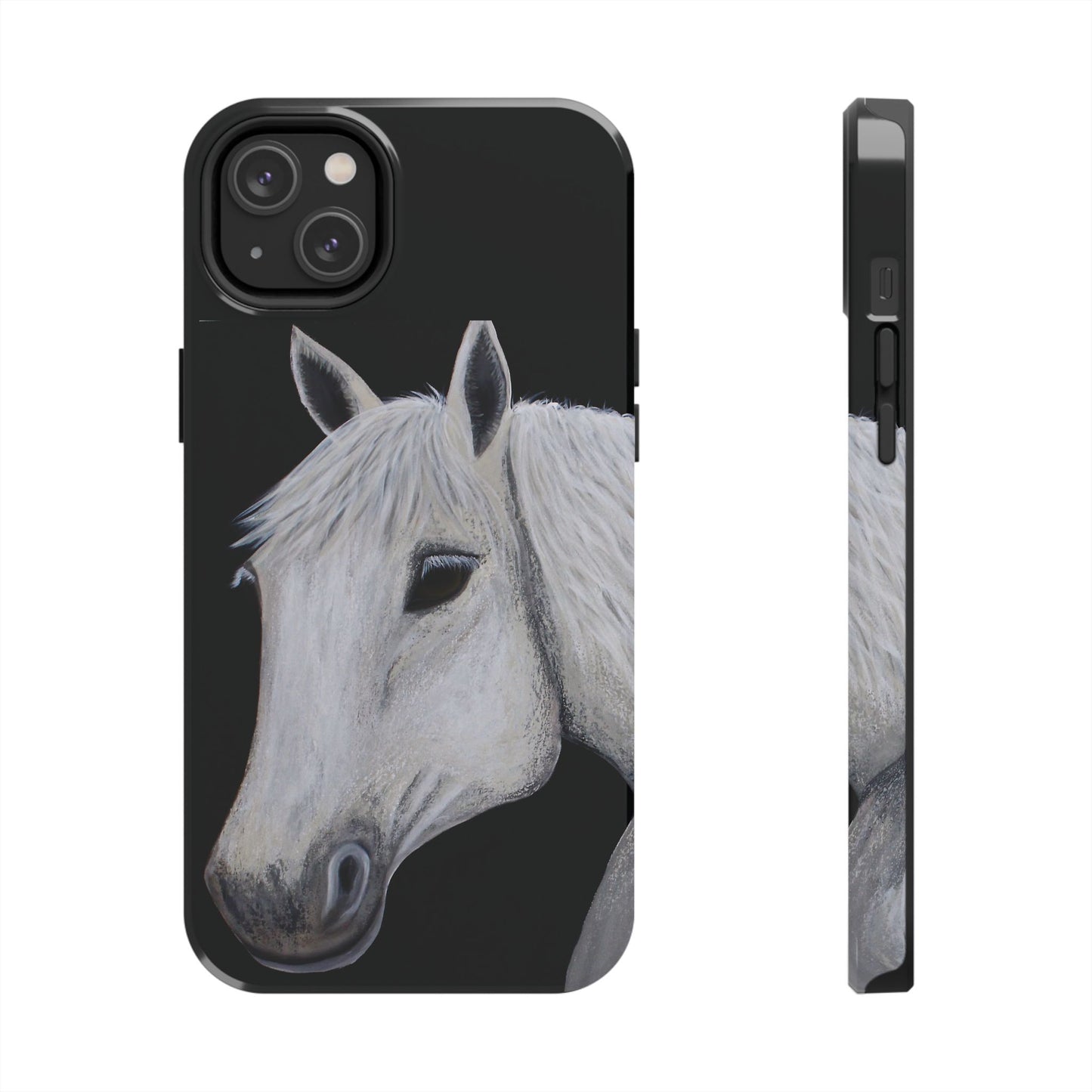 Tough Phone Case - Original art phone case - Slim phone case - Equestrian Art phone case - Ghost Horse Phone case