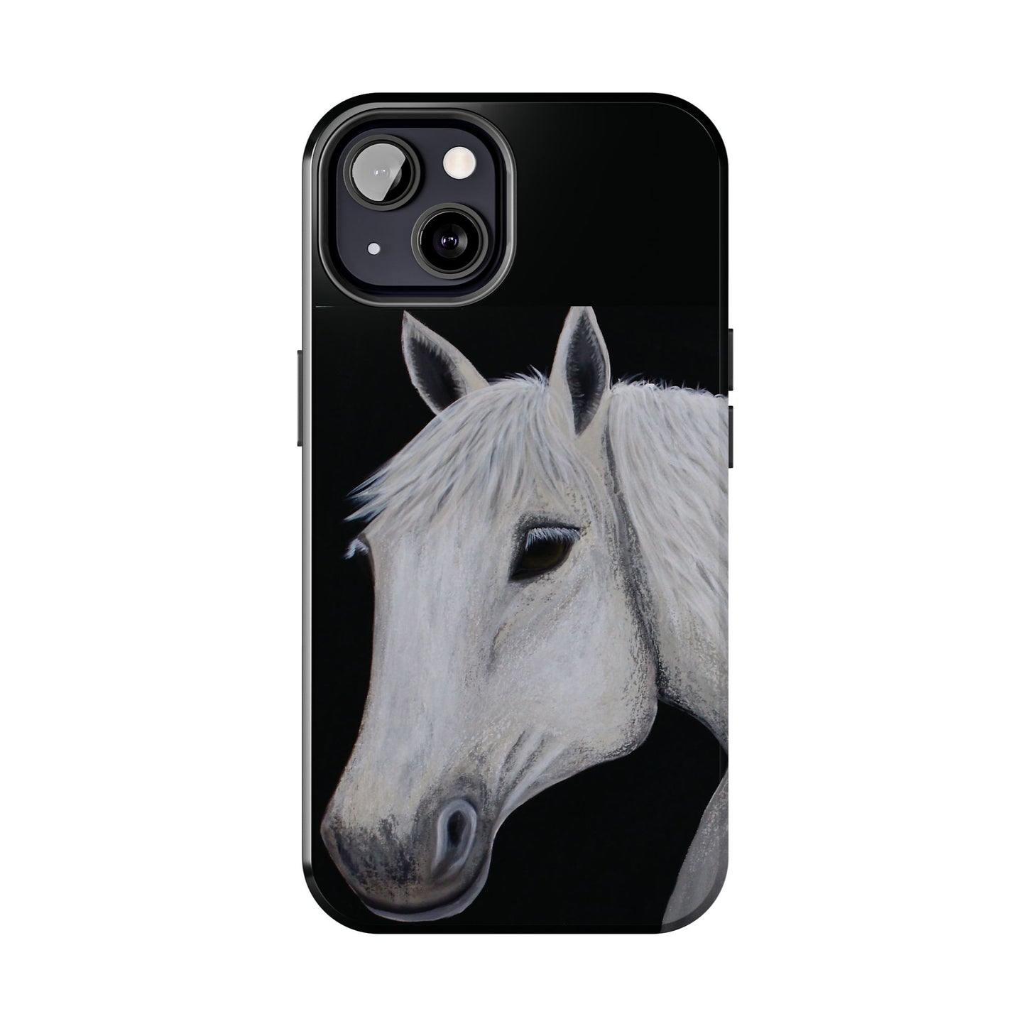 Tough Phone Case - Original art phone case - Slim phone case - Equestrian Art phone case - Ghost Horse Phone case