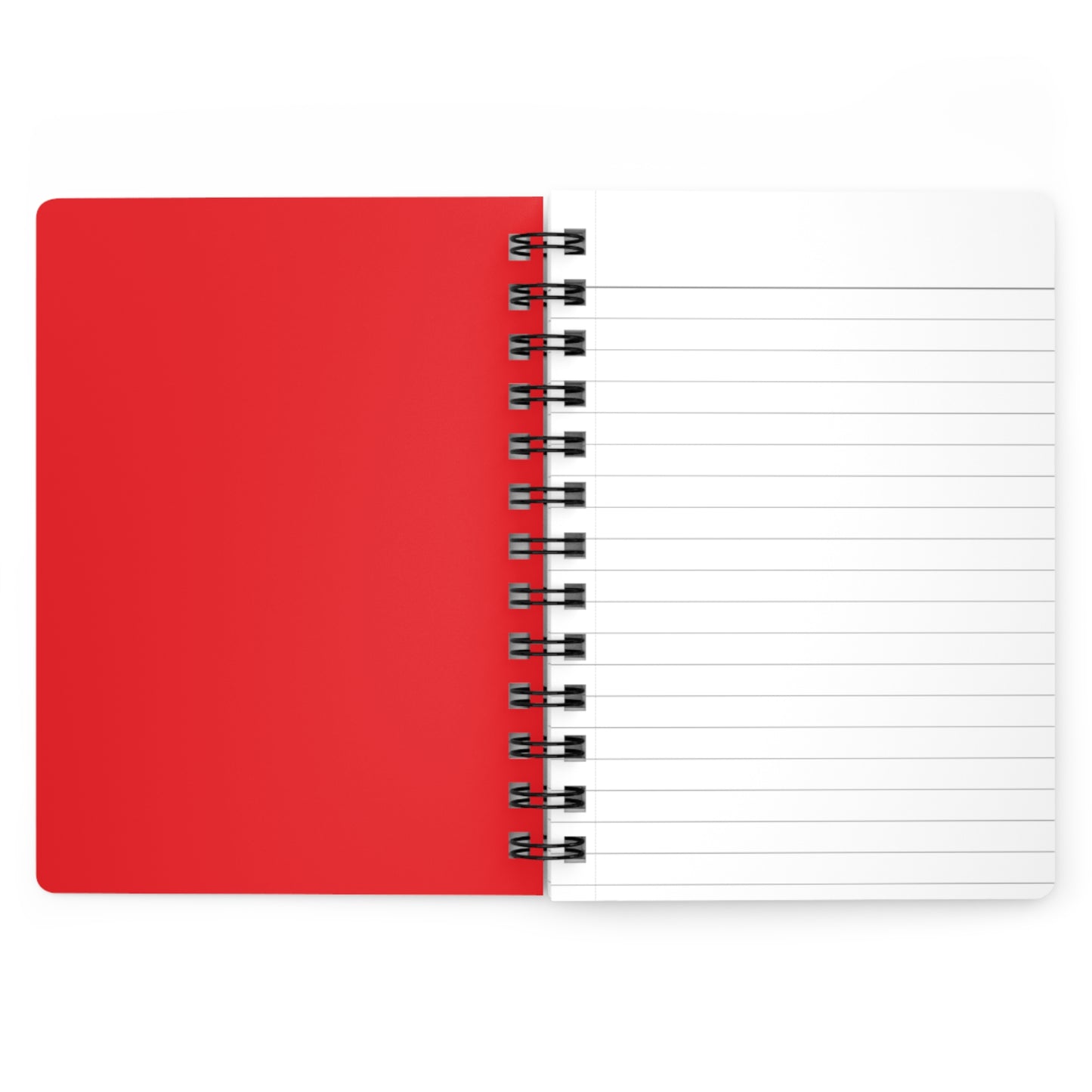 Heart - Spiral Bound Journal -Red Note pad