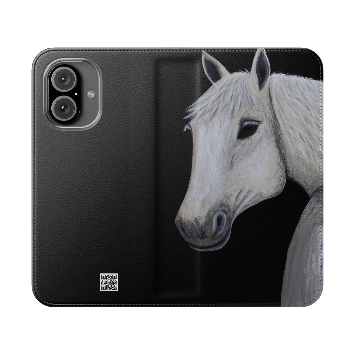 Phone Flip Cases - Equestrian Flip phone case - Horse design phone case - Ghost Wallet phone case