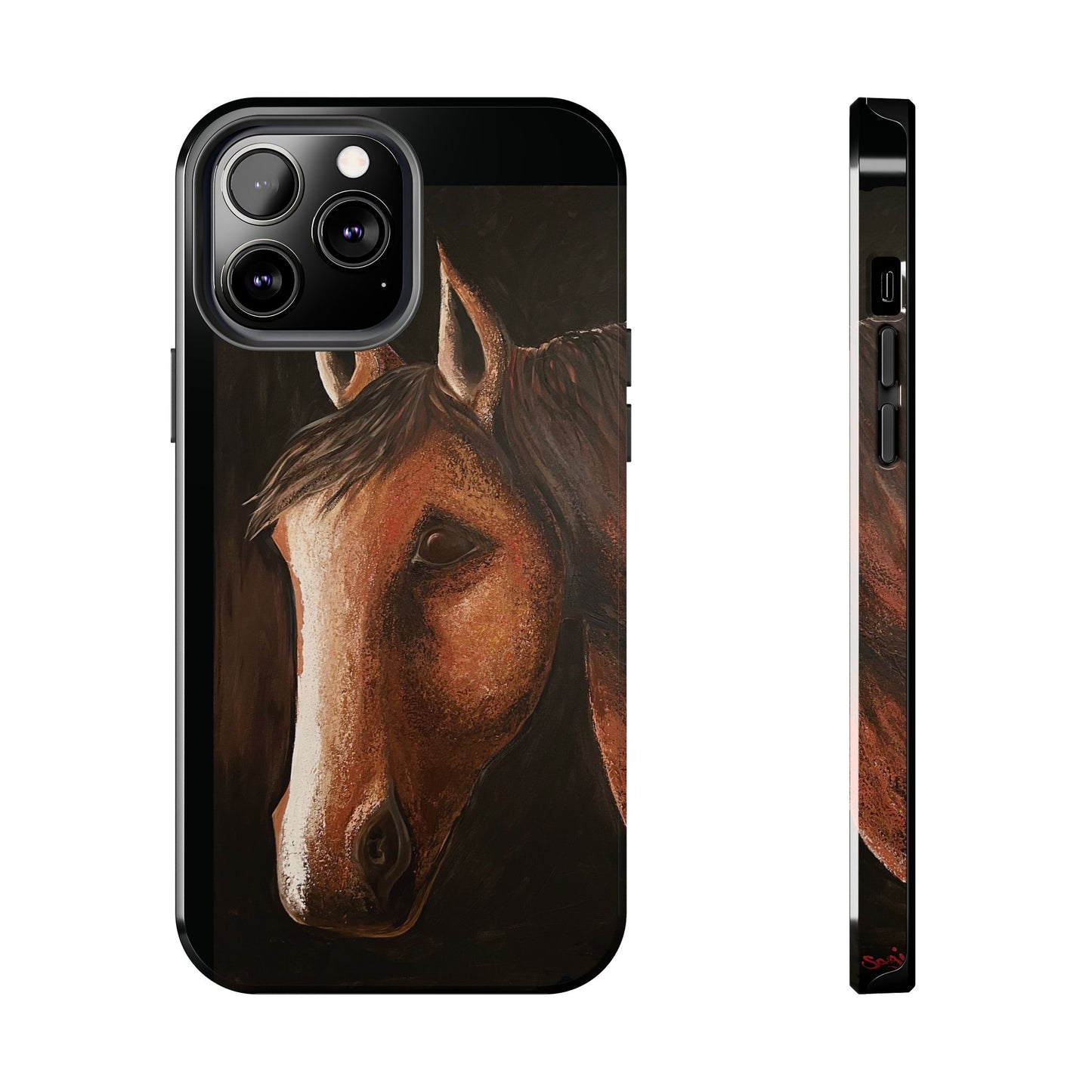 Tough Phone Case - Original art phone case - Slim phone case - Equestrian Art phone case - Spirit