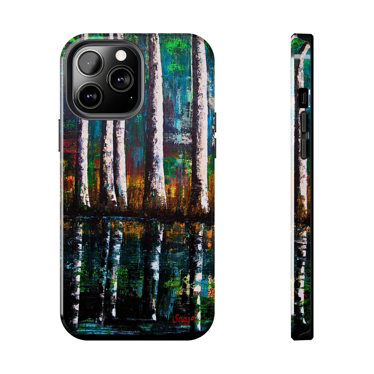 Tough Phone Case - Original art phone case - Slim phone Case - Reflections