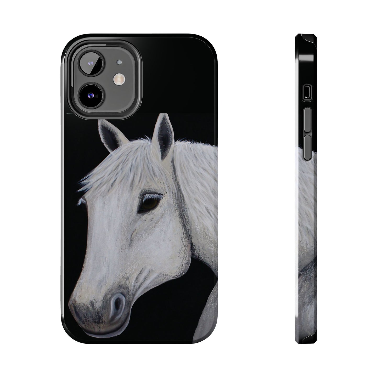 Tough Phone Case - Original art phone case - Slim phone case - Equestrian Art phone case - Ghost Horse Phone case