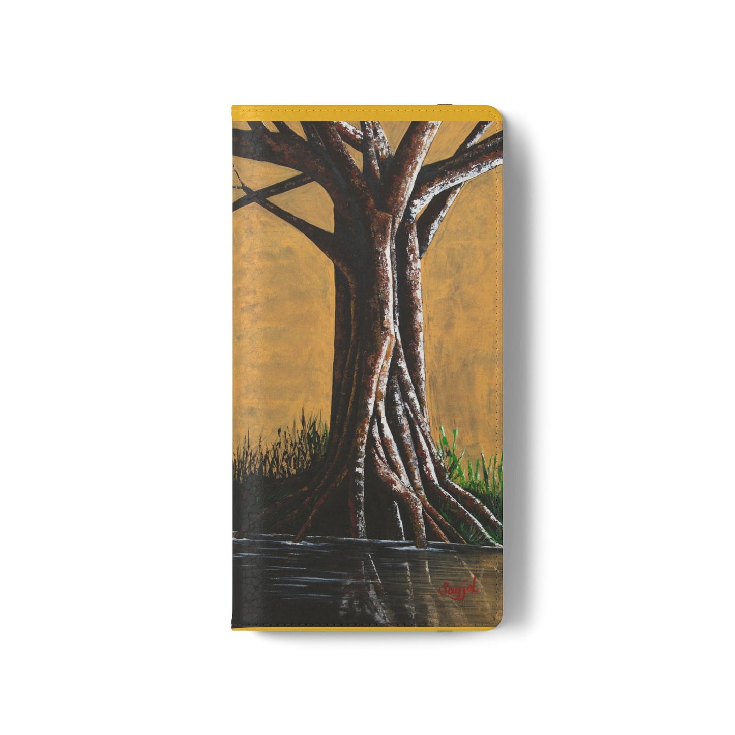 Phone Case - Flip style phone case - Wallet phone Case - Original Tree Art phone case - Strength in Vulnerability original Art