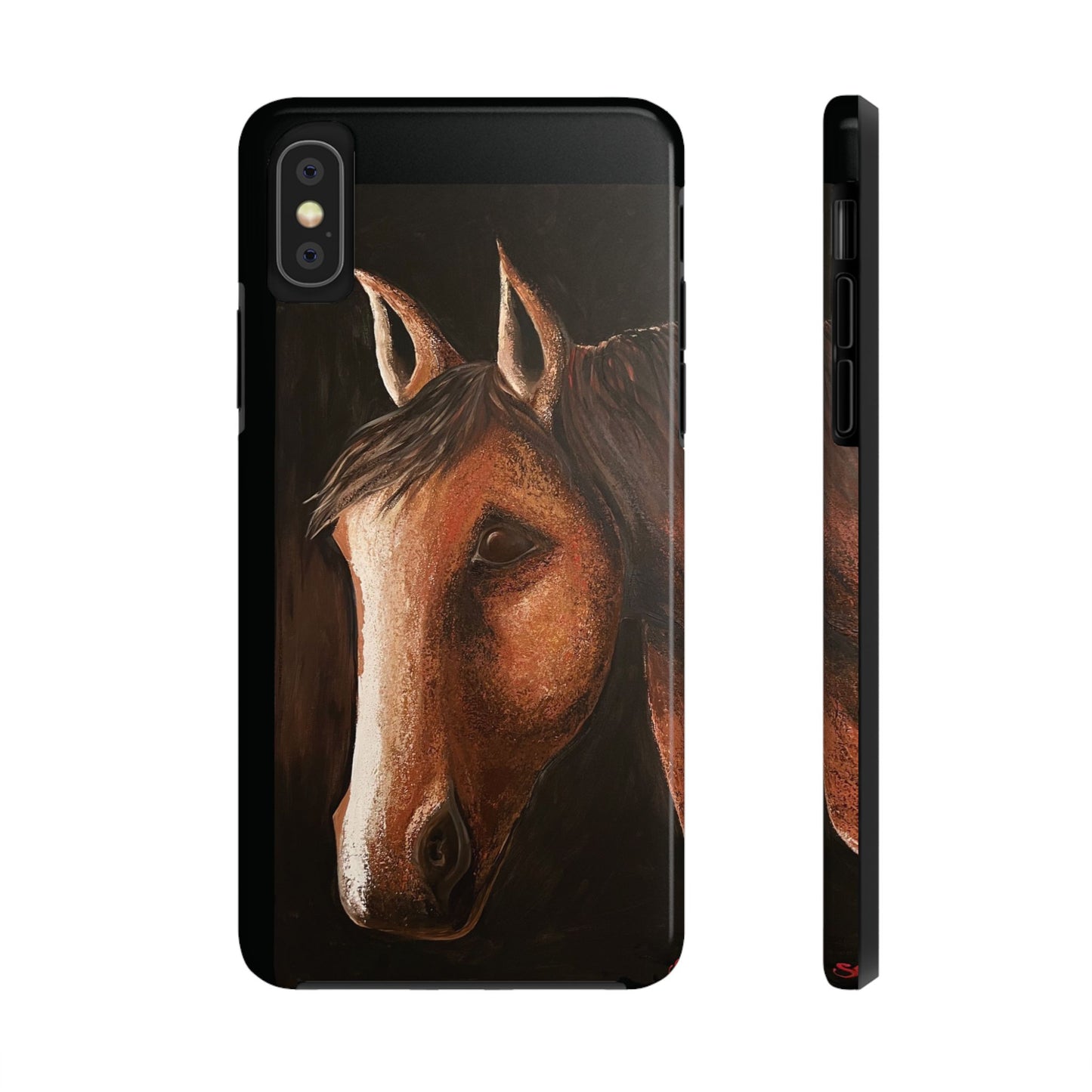 Tough Phone Case - Original art phone case - Slim phone case - Equestrian Art phone case - Spirit