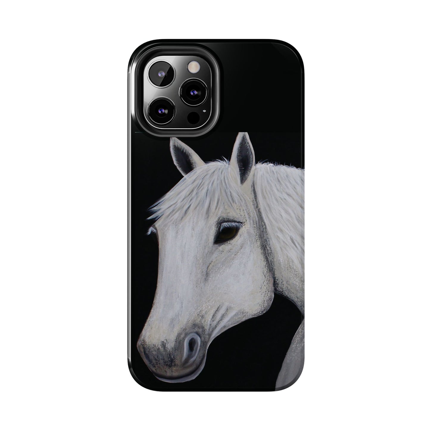 Tough Phone Case - Original art phone case - Slim phone case - Equestrian Art phone case - Ghost Horse Phone case