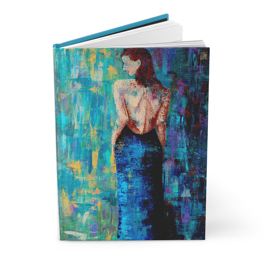 Lady in Blue - Hardcover Journal