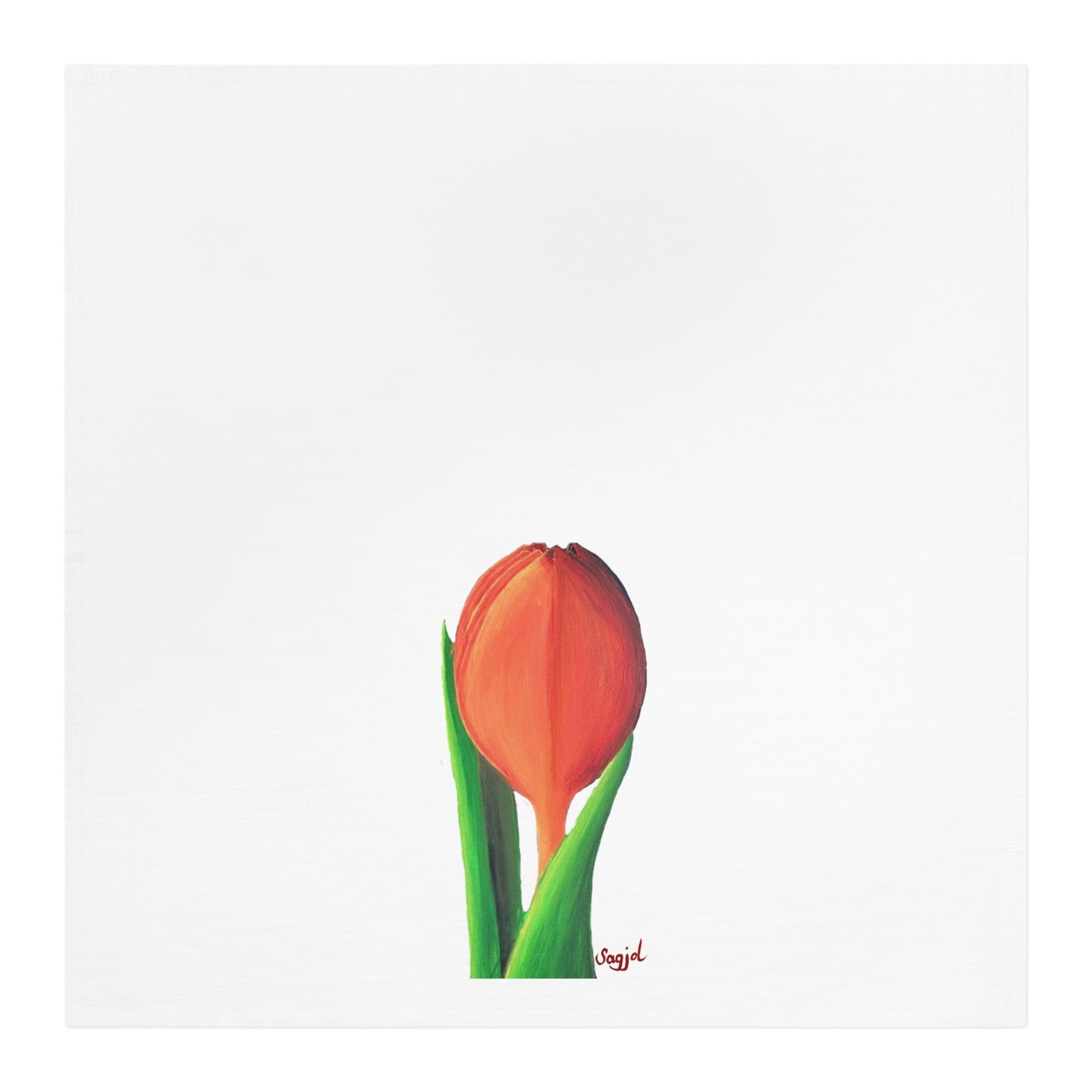 Spring Tulip Tea Towel - Perfect for Home Decor and Gifting