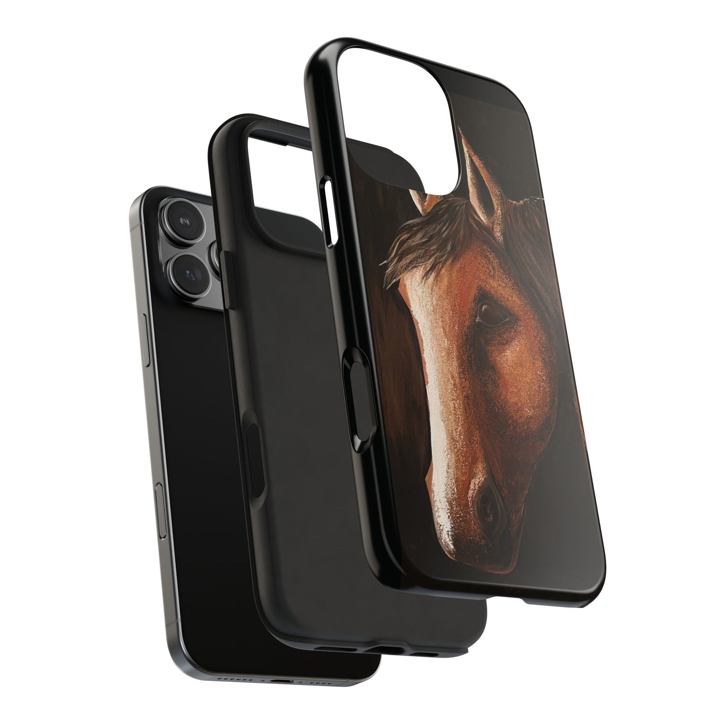 Tough Phone Case - Original art phone case - Slim phone case - Equestrian Art phone case - Spirit