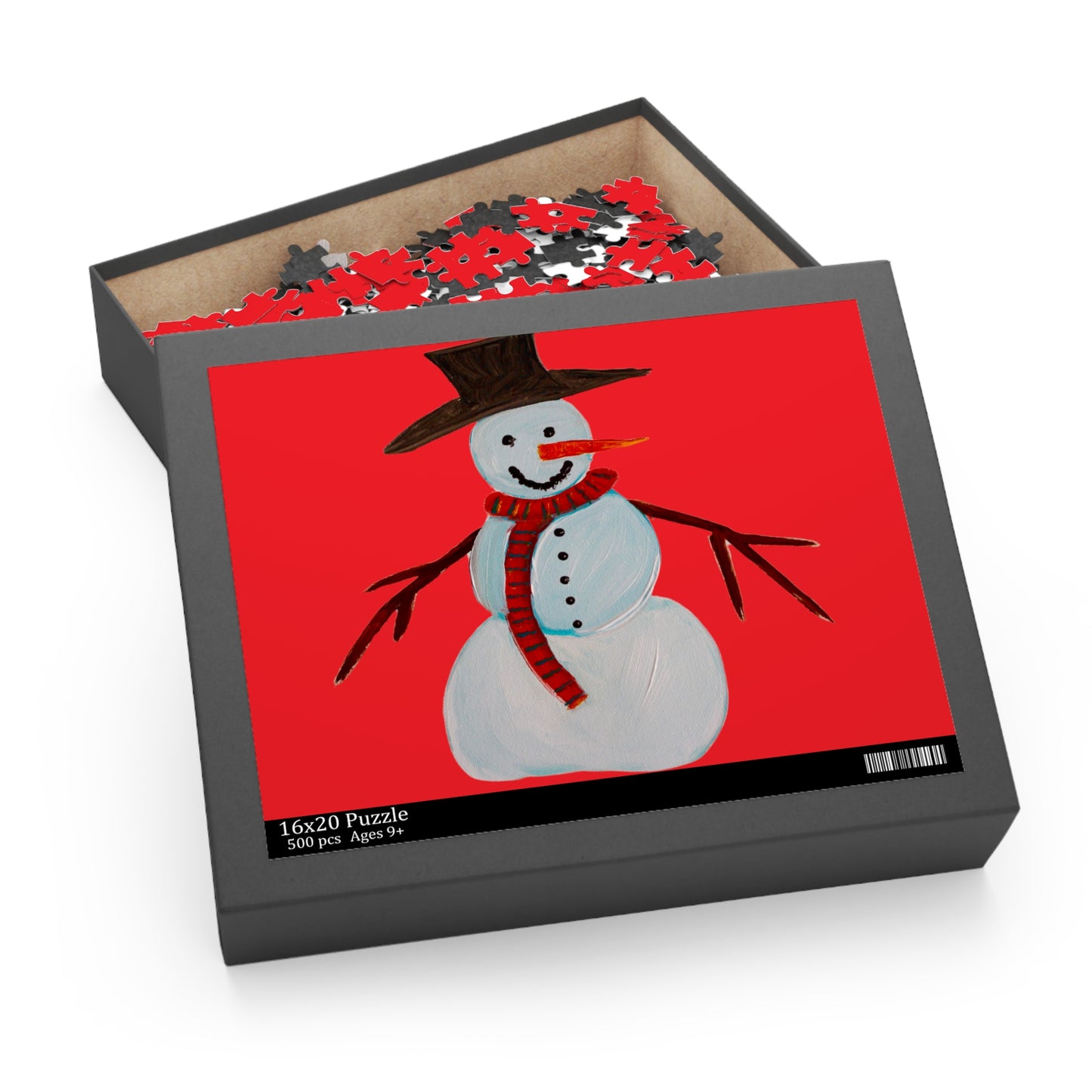 500 piece Holiday Jigsaw Puzzle - Snowman Puzzle - Jigsaw - Jigsaw puzzle Game
