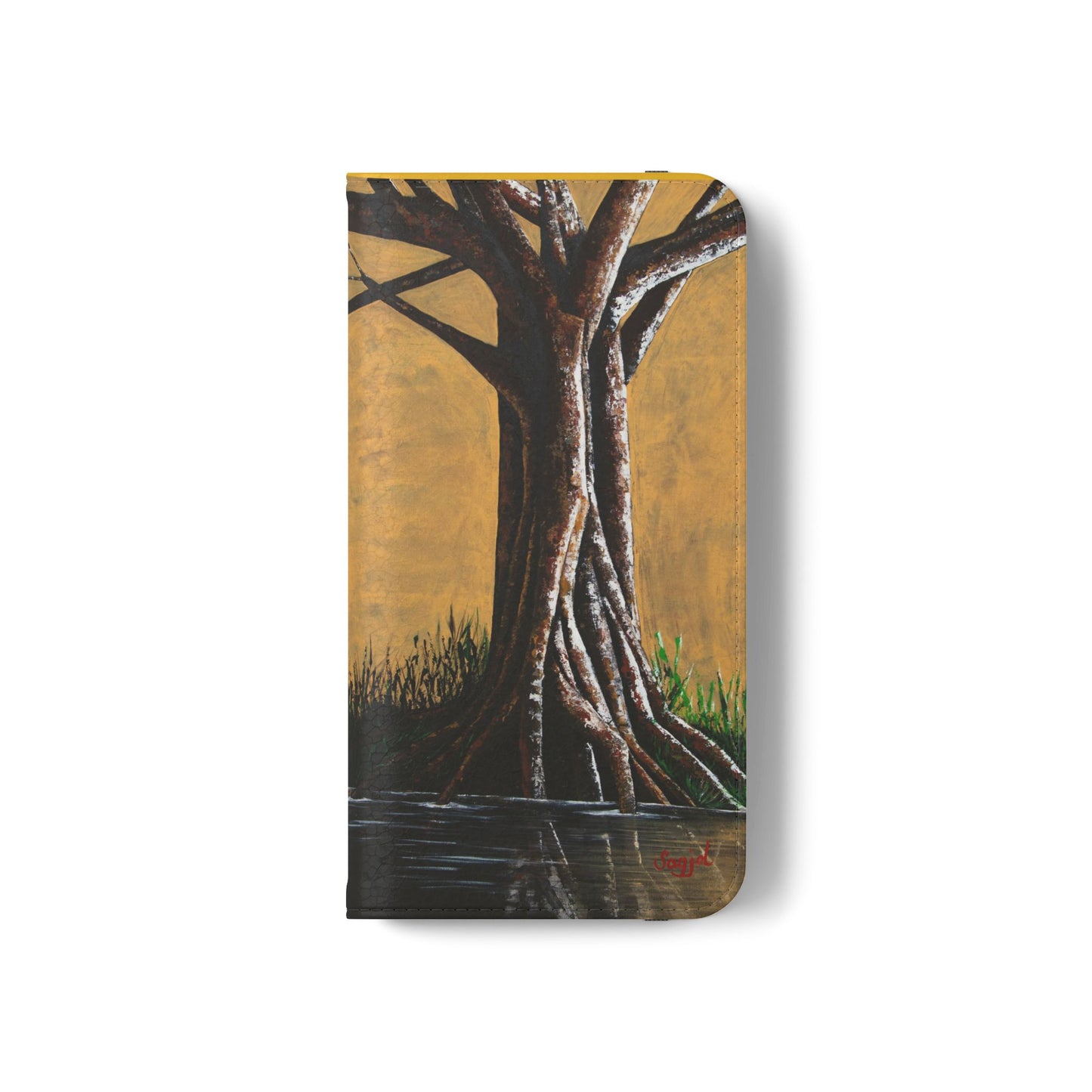 Phone Case - Flip style phone case - Wallet phone Case - Original Tree Art phone case - Strength in Vulnerability original Art