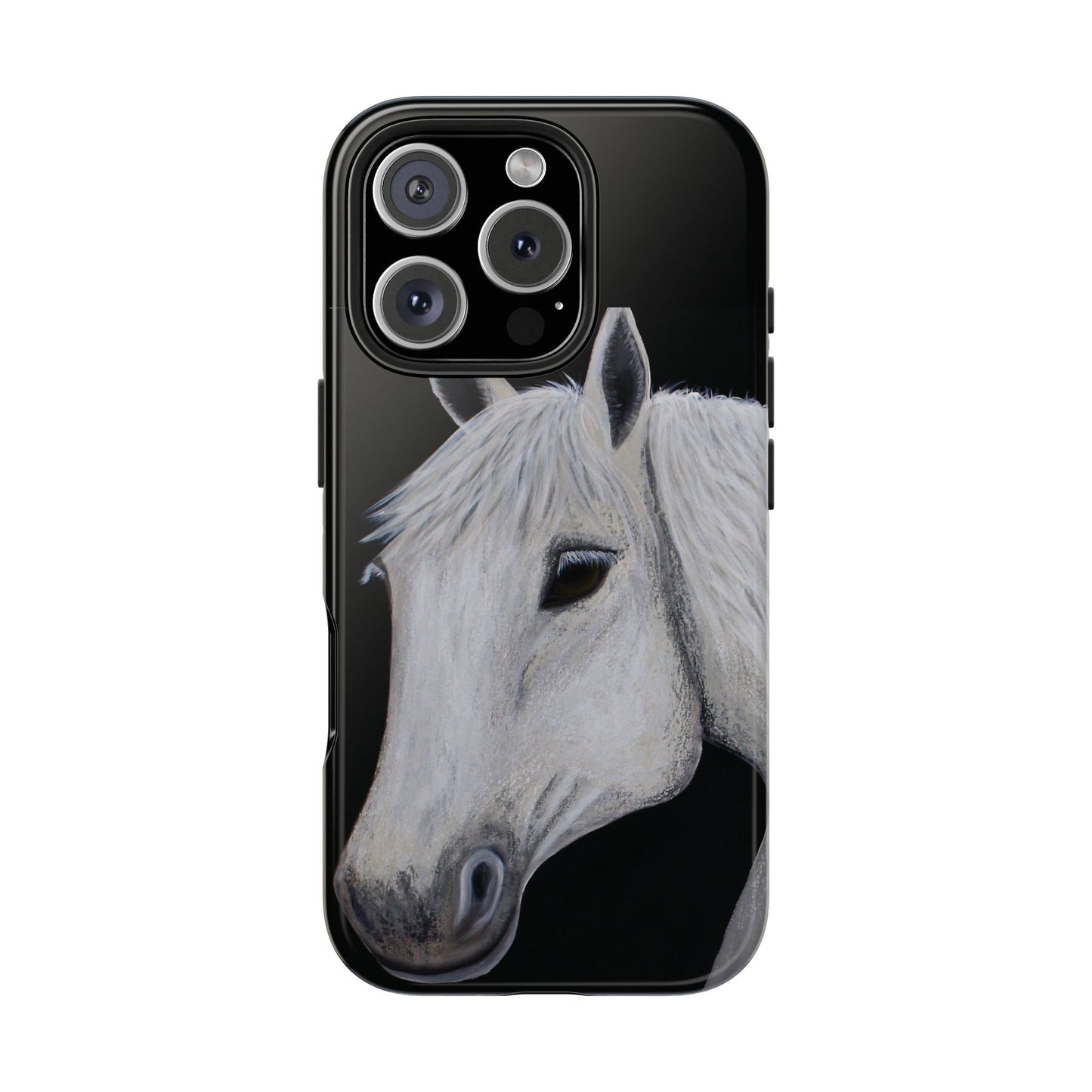 Tough Phone Case - Original art phone case - Slim phone case - Equestrian Art phone case - Ghost Horse Phone case