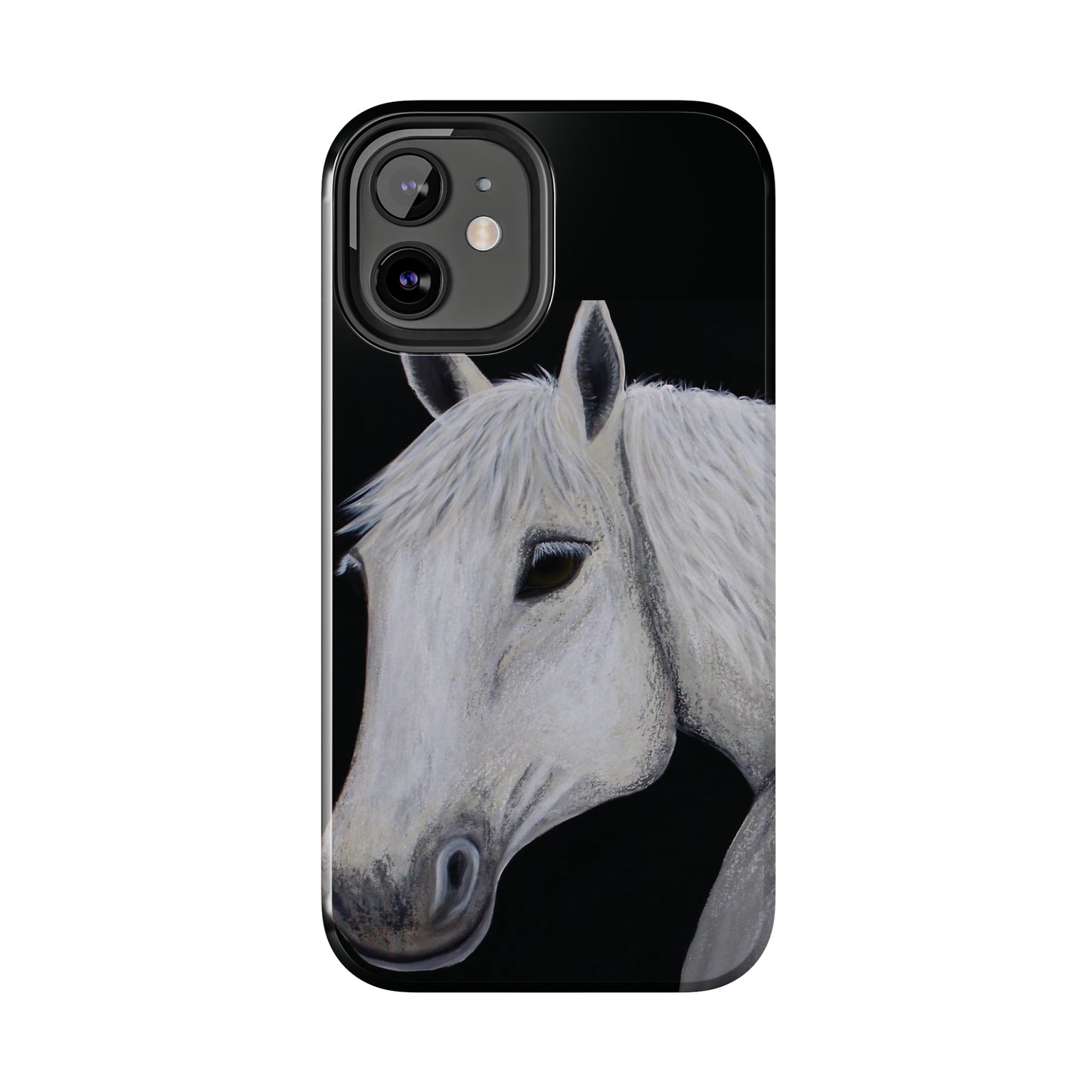 Tough Phone Case - Original art phone case - Slim phone case - Equestrian Art phone case - Ghost Horse Phone case