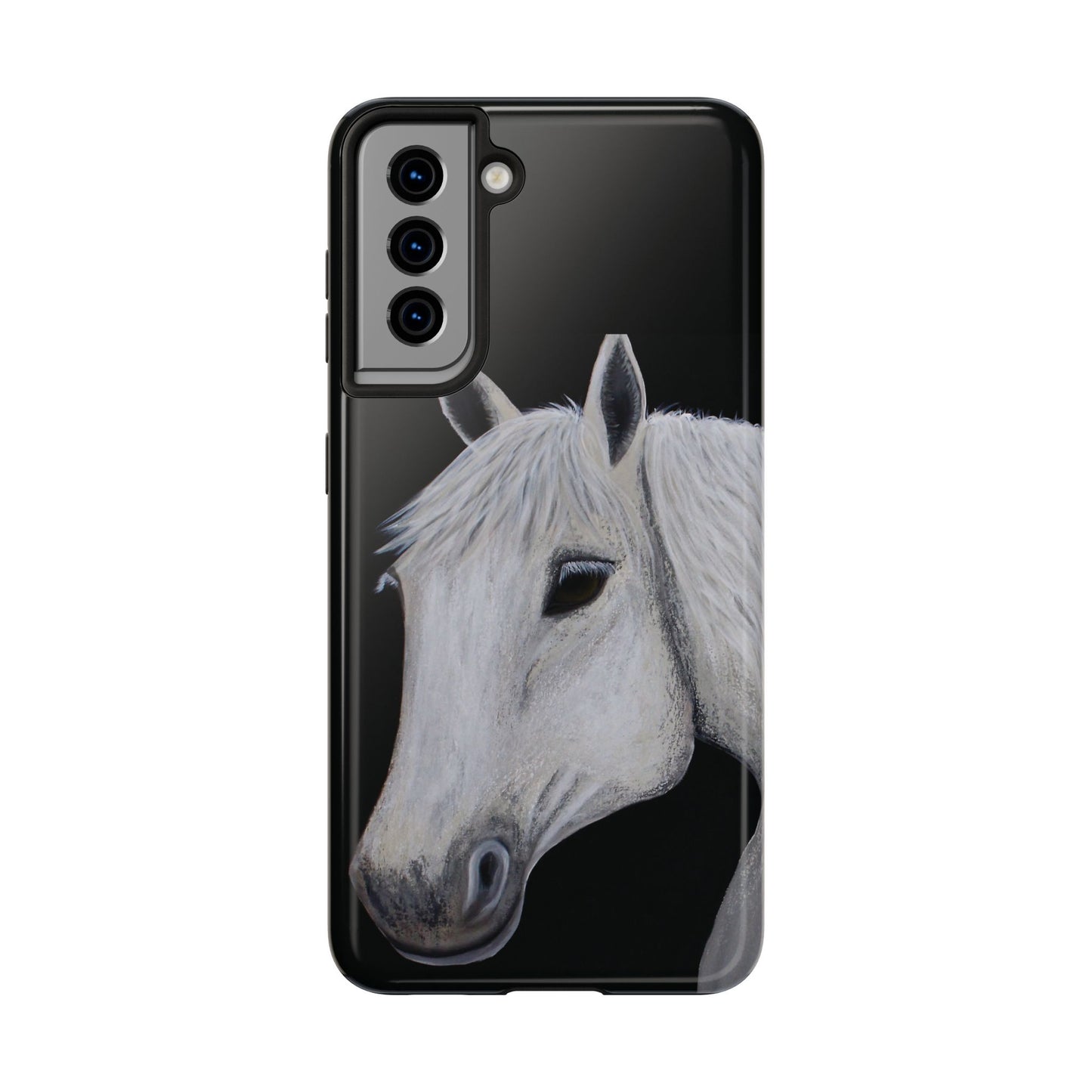 Tough Phone Case - Original art phone case - Slim phone case - Equestrian Art phone case - Ghost Horse Phone case