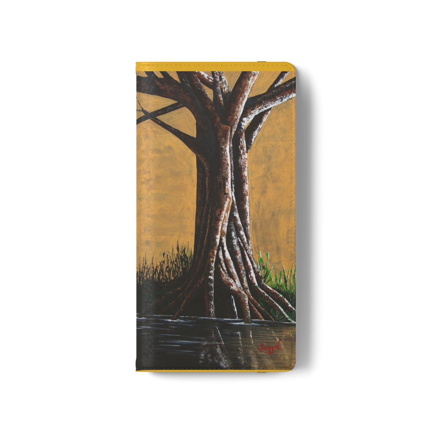 Phone Case - Flip style phone case - Wallet phone Case - Original Tree Art phone case - Strength in Vulnerability original Art