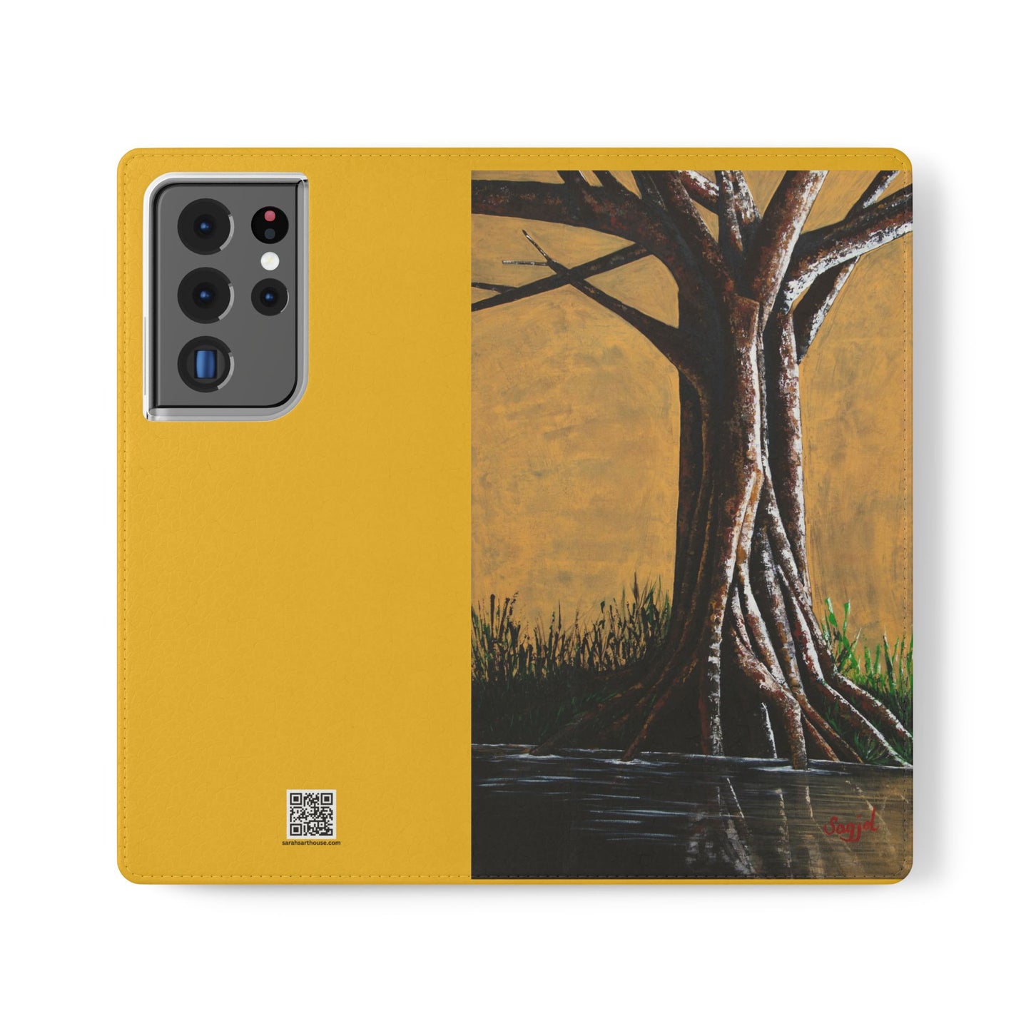 Phone Case - Flip style phone case - Wallet phone Case - Original Tree Art phone case - Strength in Vulnerability original Art