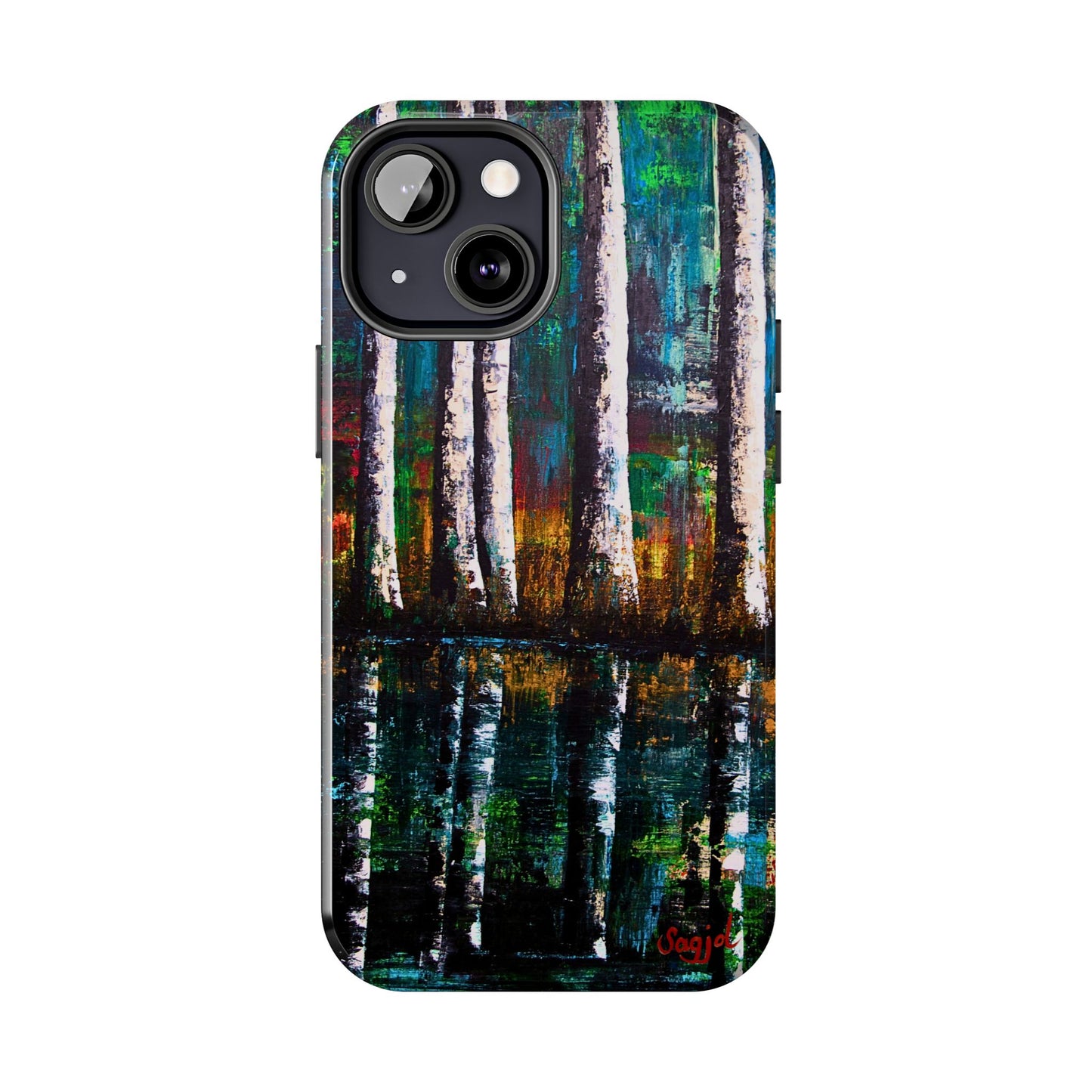 Tough Phone Case - Original art phone case - Slim phone Case - Reflections