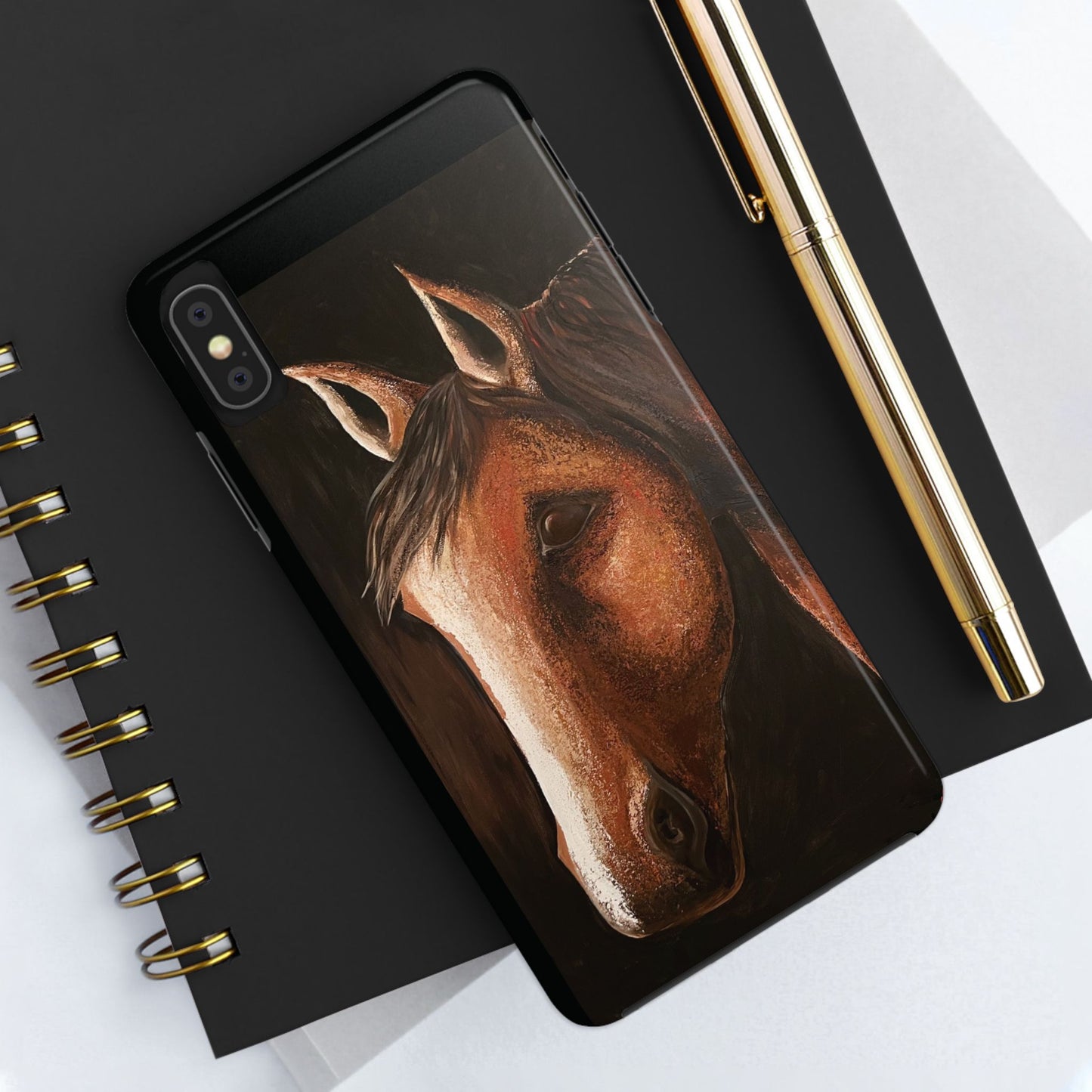 Tough Phone Case - Original art phone case - Slim phone case - Equestrian Art phone case - Spirit