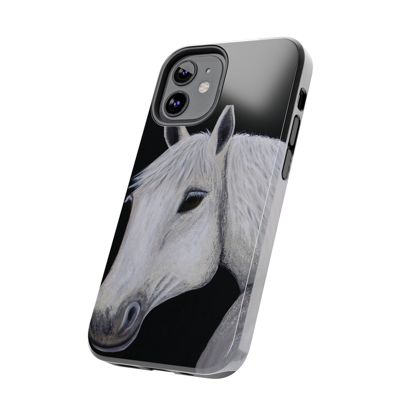 Tough Phone Case - Original art phone case - Slim phone case - Equestrian Art phone case - Ghost Horse Phone case