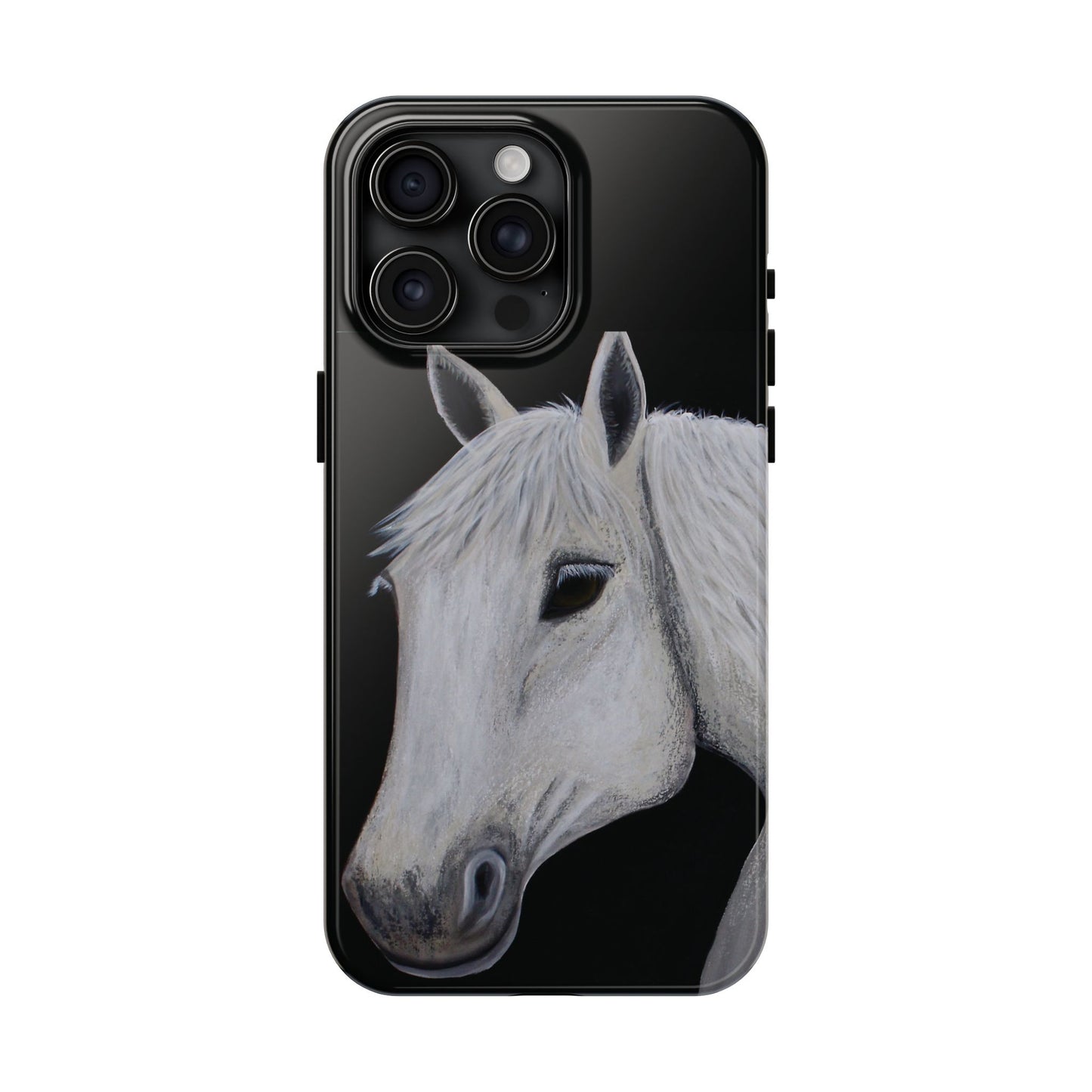 Tough Phone Case - Original art phone case - Slim phone case - Equestrian Art phone case - Ghost Horse Phone case